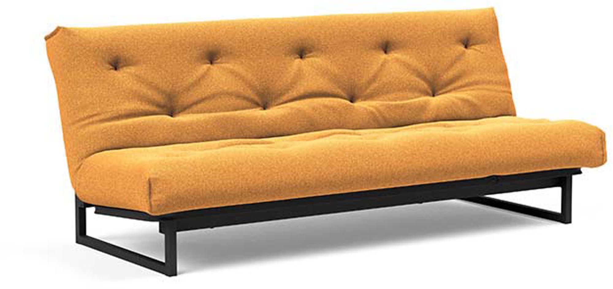 Erleben Sie das Fraction 120 Bettsofa Nordic Spring von Innovation Living – modernes skandinavisches Design, perfekt für kleine Räume und entspannende Nächte.