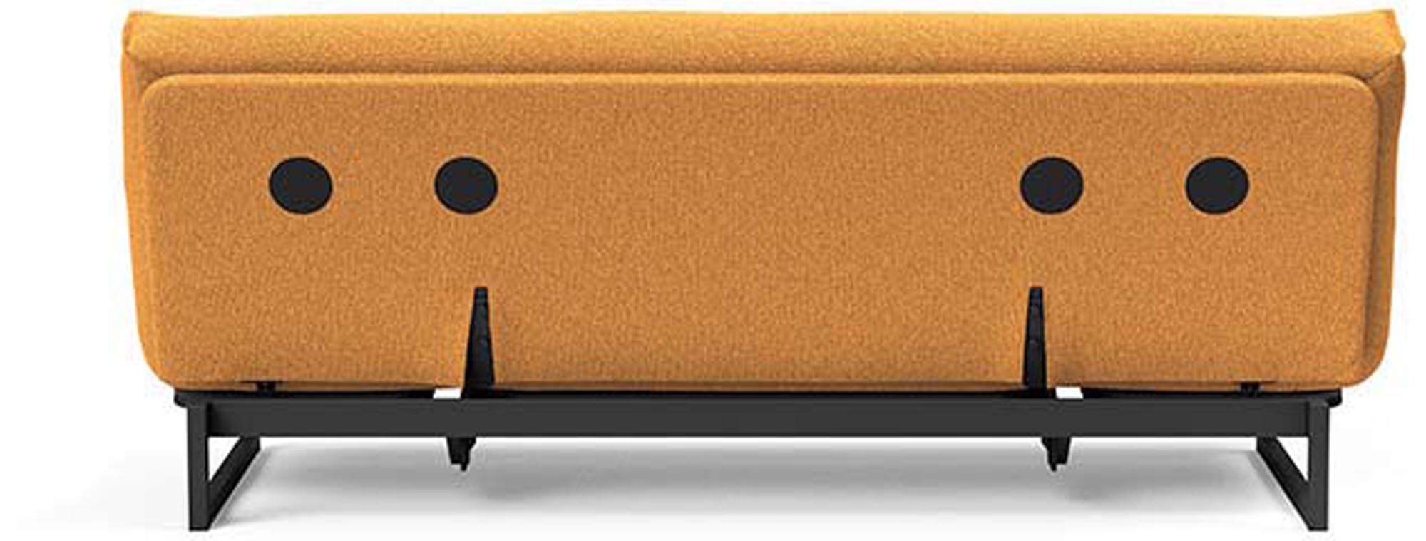 Erleben Sie das Fraction 120 Bettsofa Nordic Spring von Innovation Living – modernes skandinavisches Design, perfekt für kleine Räume und entspannende Nächte.