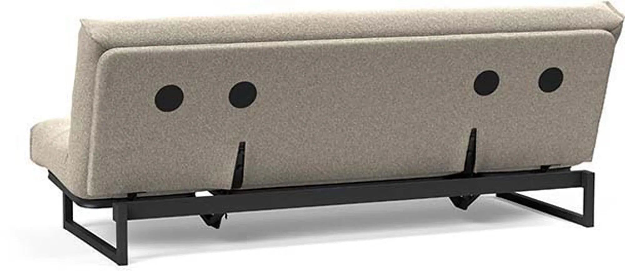 Erleben Sie das Fraction 120 Bettsofa Nordic Spring von Innovation Living – modernes skandinavisches Design, perfekt für kleine Räume und entspannende Nächte.