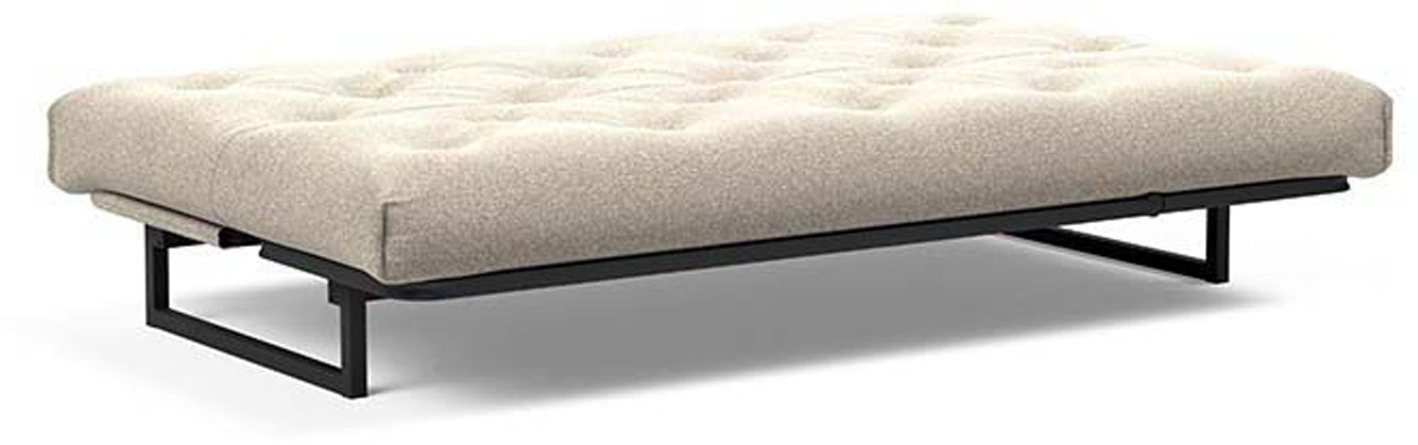 Erleben Sie das Fraction 120 Bettsofa Nordic Spring von Innovation Living – modernes skandinavisches Design, perfekt für kleine Räume und entspannende Nächte.