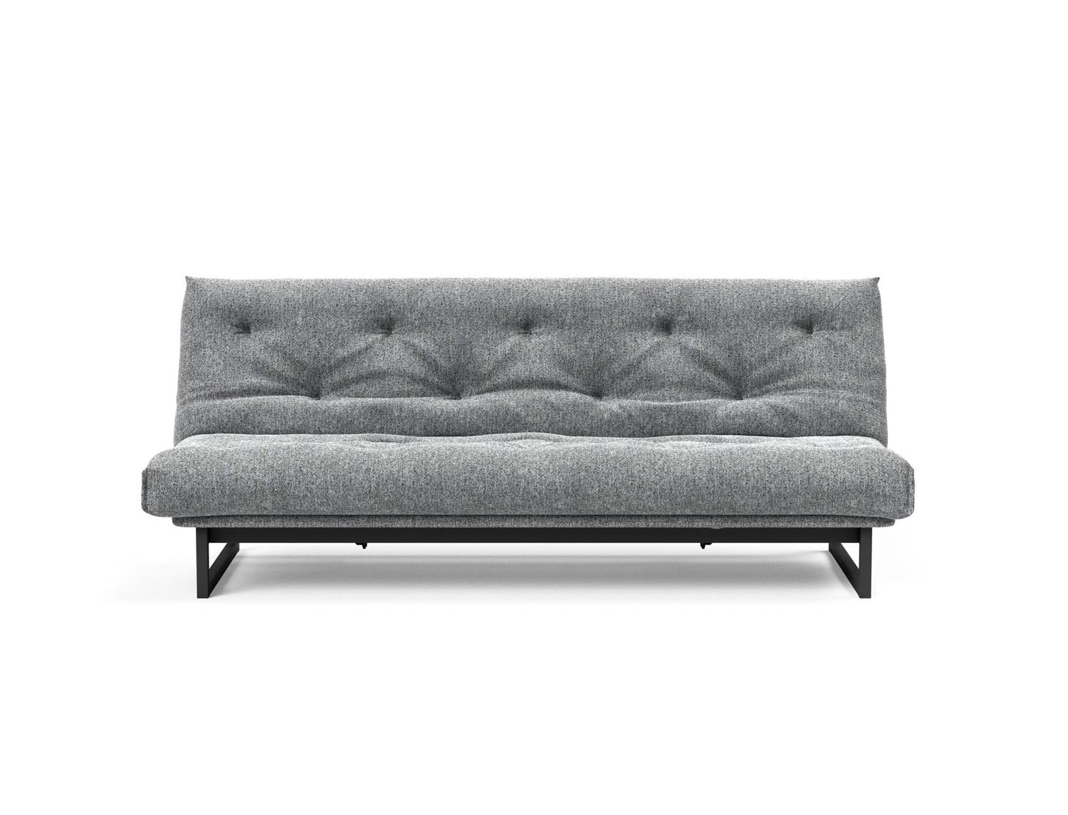 Fraction 120 Bettsofa Nordic: Elegantes Schlafsofa mit hochwertigem Soft Spring Bezug, perfekt für entspannte Nächte und modernes Wohndesign.
