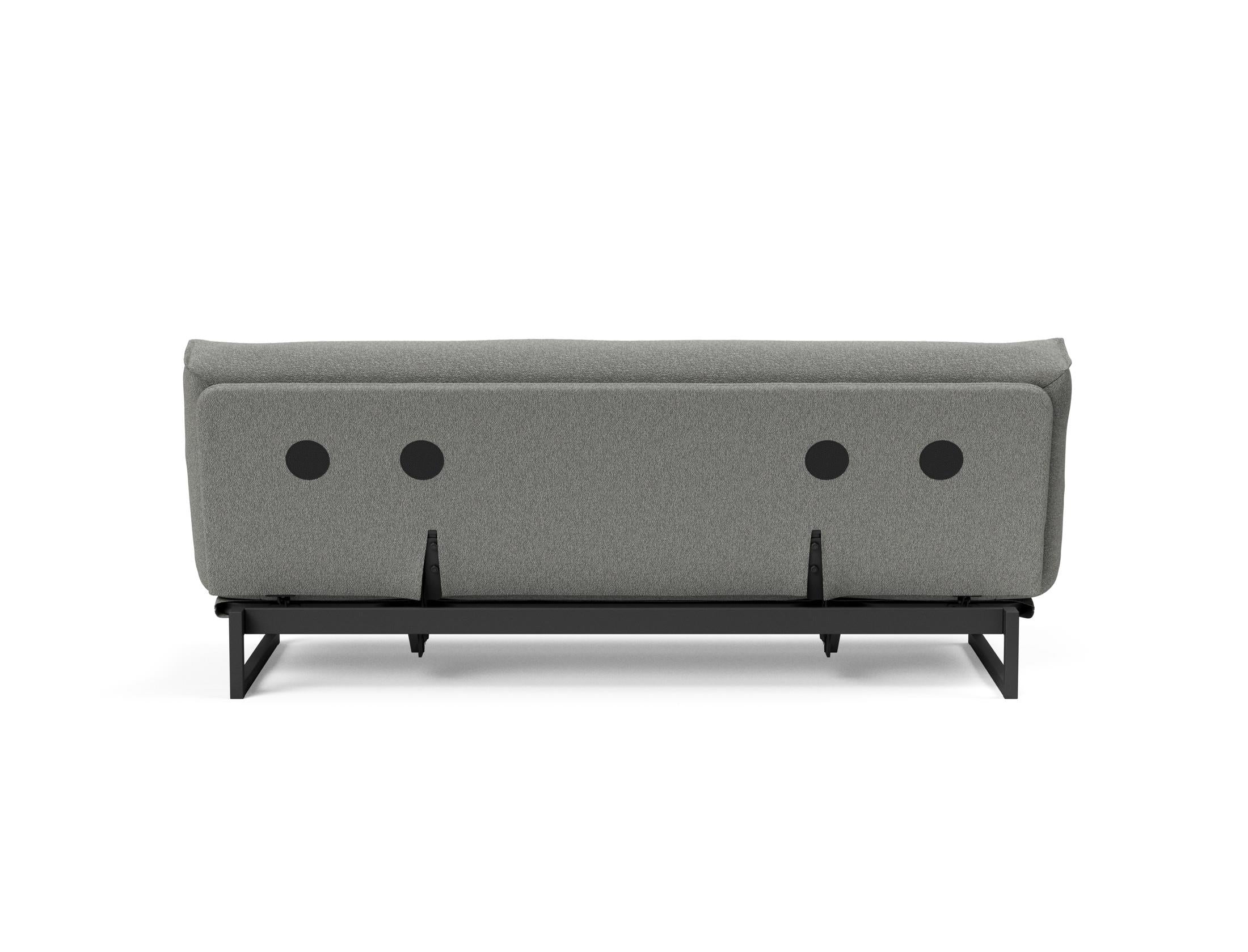 Fraction 120 Bettsofa Nordic: Stilvolles Schlafsofa mit weichem Soft Spring Bezug, ideal für gemütliche Nächte und zeitgemäße Einrichtung.