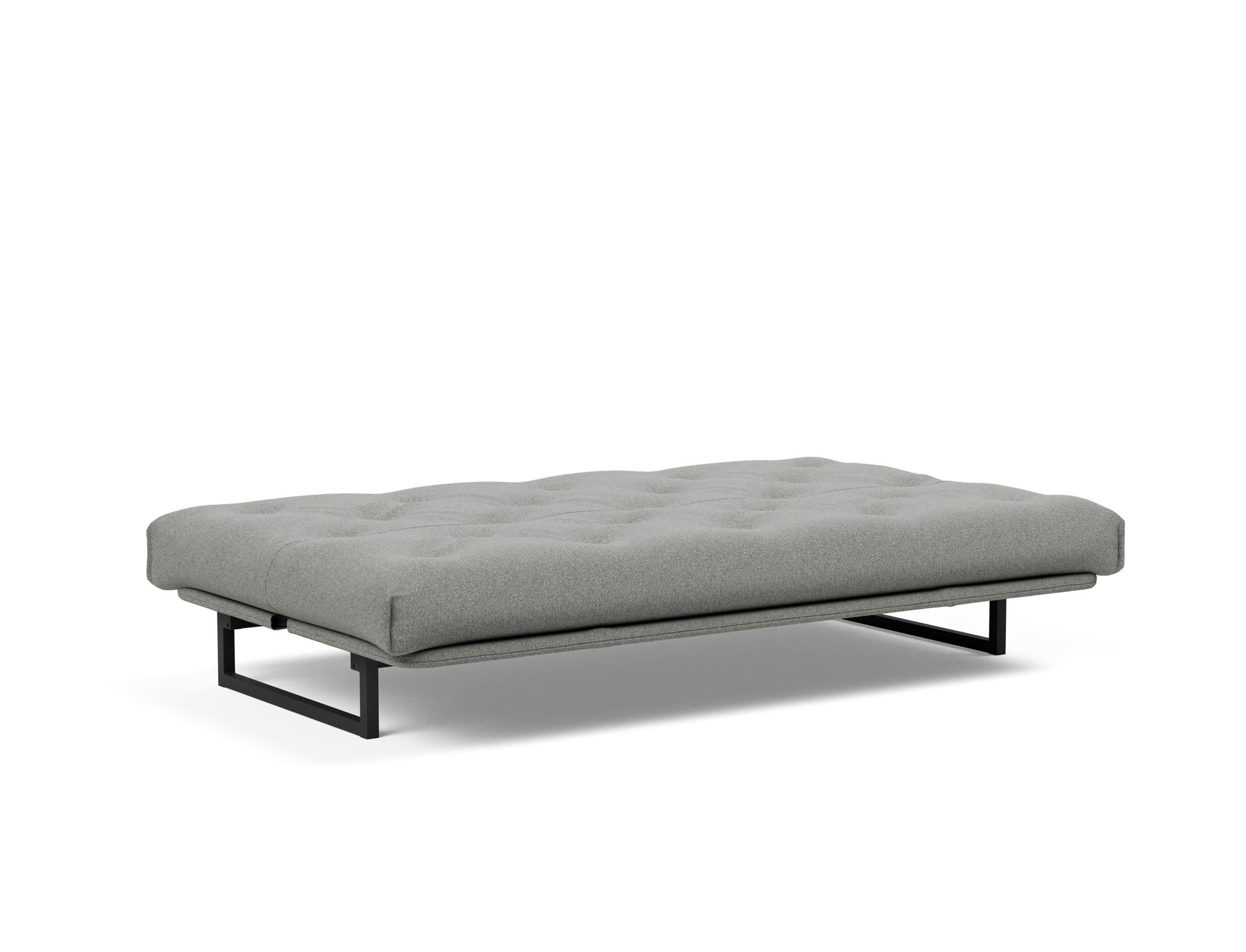 Fraction 120 Bettsofa Nordic: Stilvolles Schlafsofa mit weichem Soft Spring Bezug, ideal für gemütliche Nächte und zeitgemäße Einrichtung.