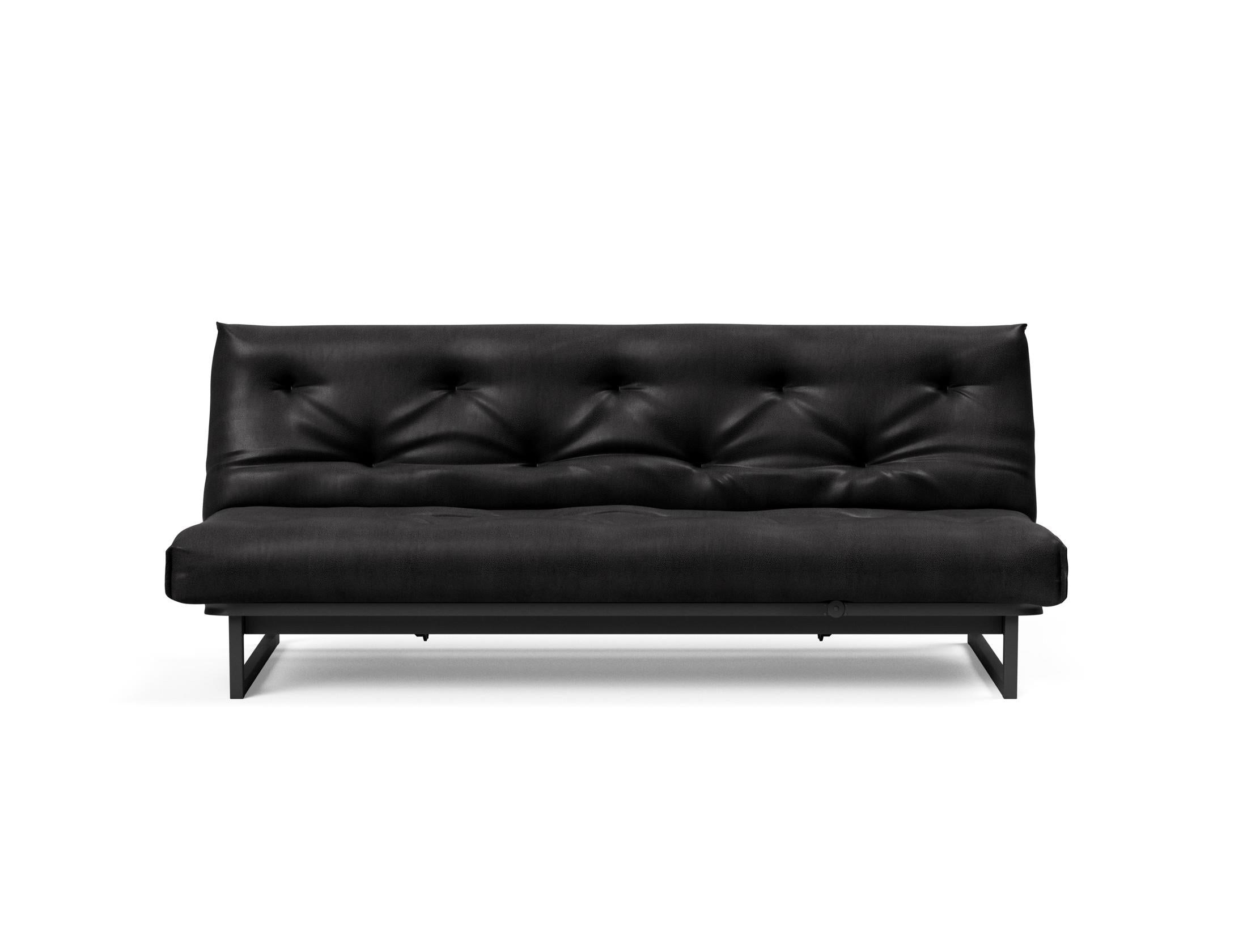 Fraction 120 Bettsofa Nordic Soft Spring: stilvolles skandinavisches Sofa, perfekt für kleine Wohnungen, vereint Komfort und Funktionalität für entspannte Nächte.