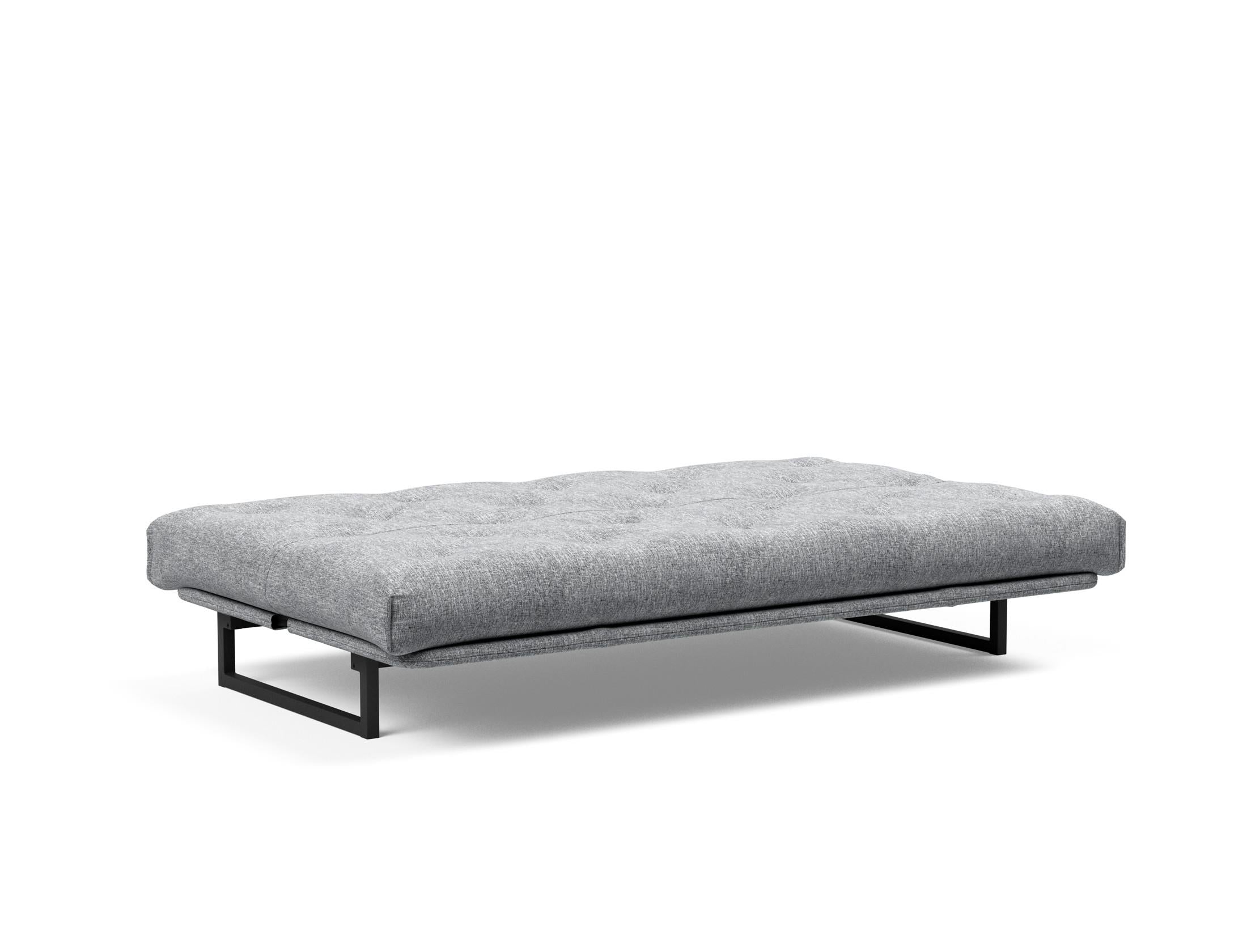 Fraction 120 Bettsofa Nordic: Stilvolles Schlafsofa mit weichem Soft Spring Bezug, ideal für gemütliche Nächte und zeitgemäße Einrichtung.