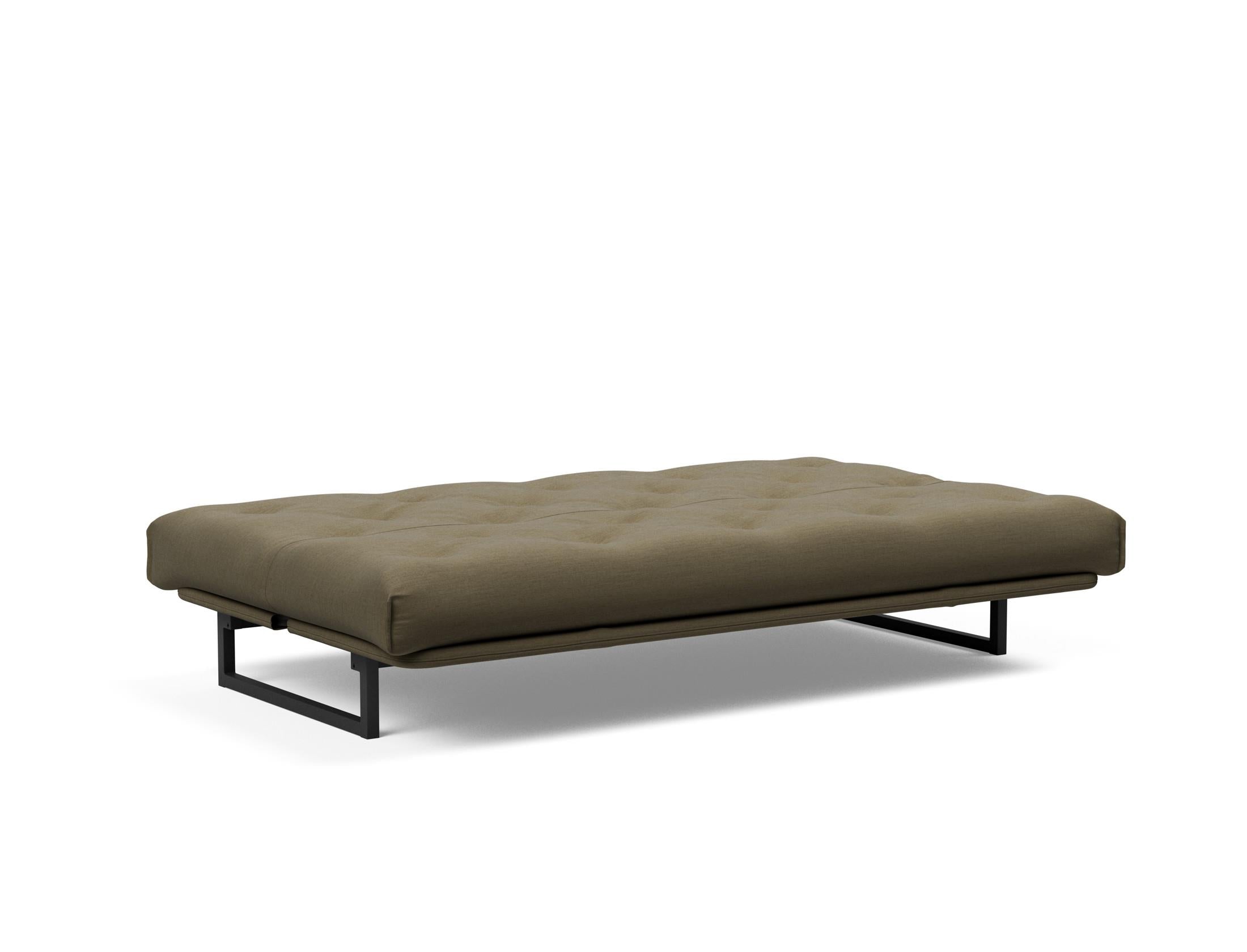 Fraction 120 Bettsofa Nordic: Stilvolles Schlafsofa mit hochwertiger Taschenfederkernmatratze. Ideal für modernes Wohnen und flexible Nutzung.