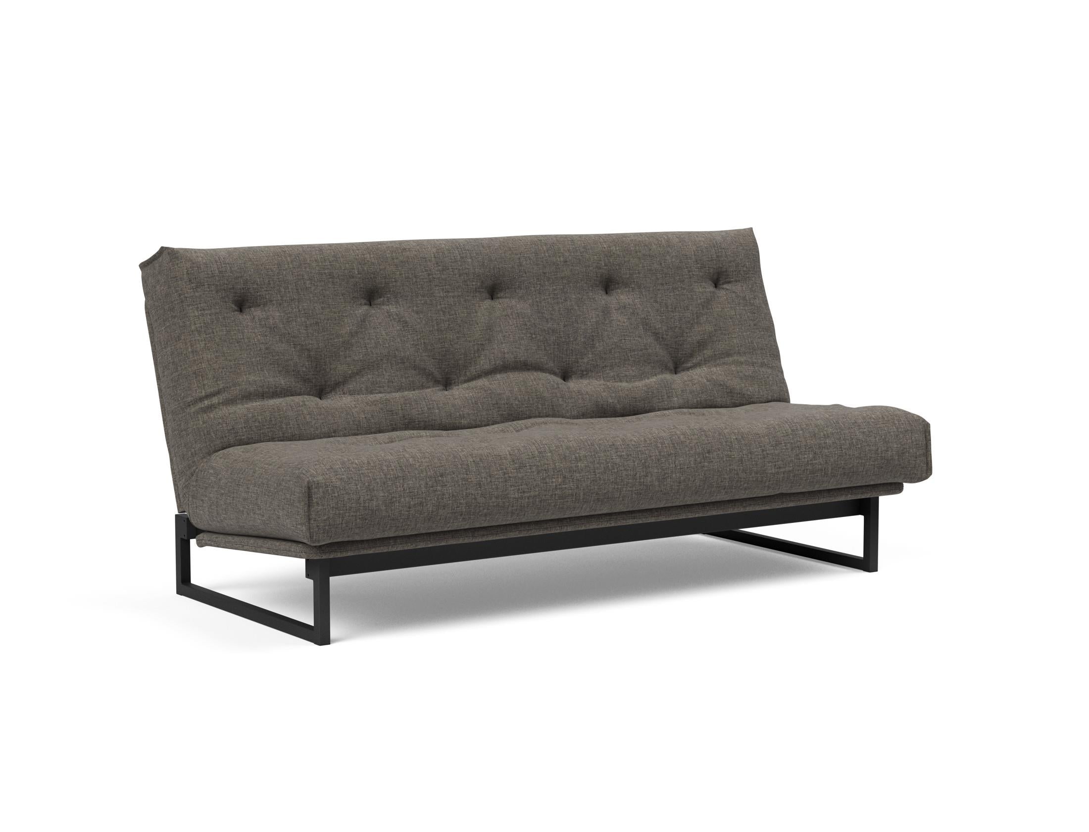 Fraction 140 Bettsofa Nordic: Elegantes Design mit Soft Spring Bezug. Perfekt für gemütliche Abende und als praktische Schlafgelegenheit.