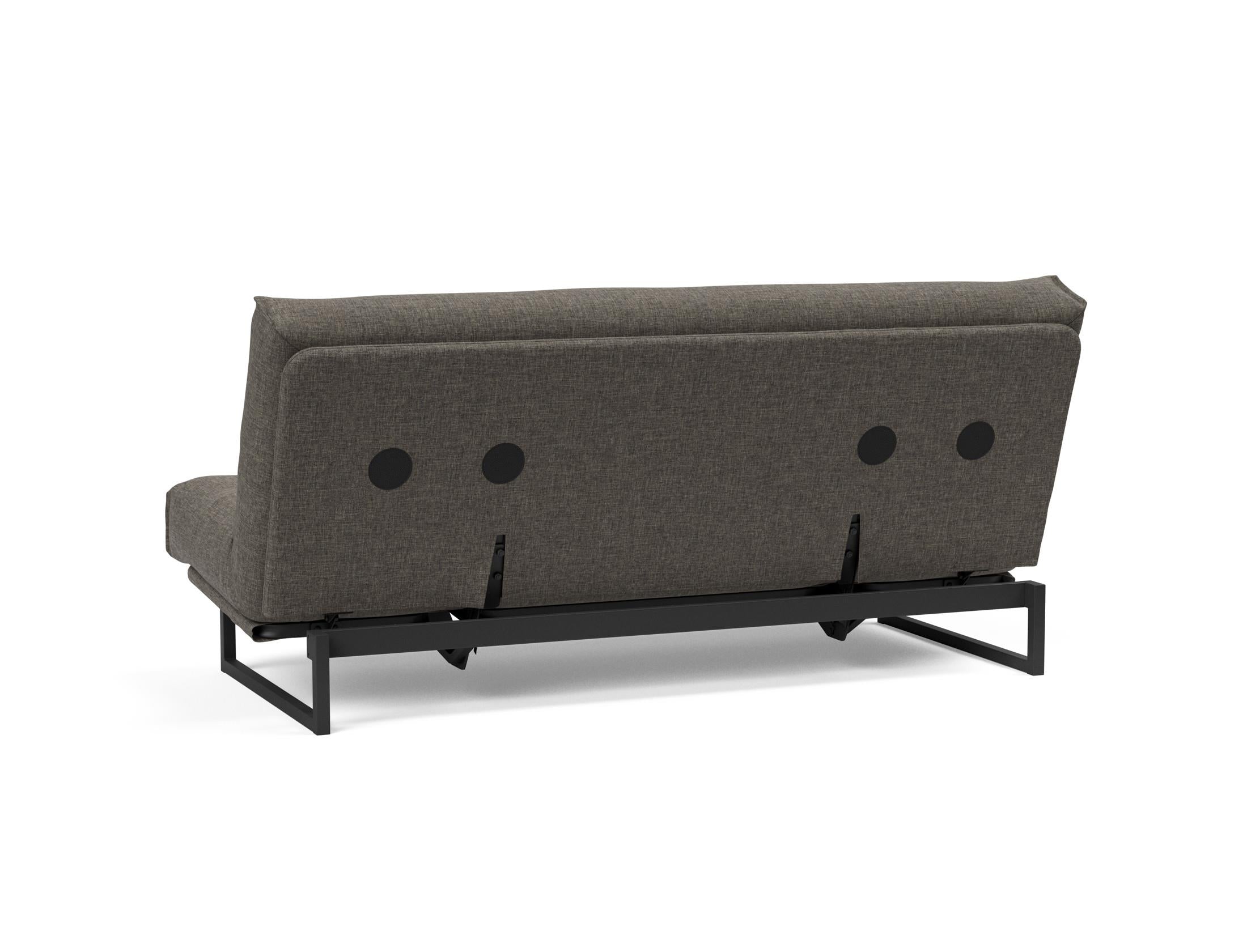 Fraction 140 Bettsofa Nordic: Stilvolles Sofa mit Soft Spring Bezug. Ideal für entspannte Stunden und als komfortable Schlaflösung.