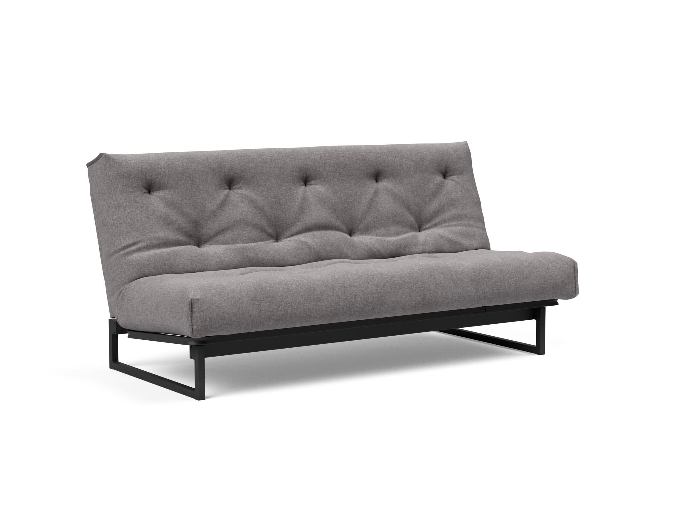 Fraction 140 Bettsofa Nordic Soft Spring: elegantes skandinavisches Design, ideal für kleine Räume, vereint Komfort und Funktionalität für erholsame Nächte.