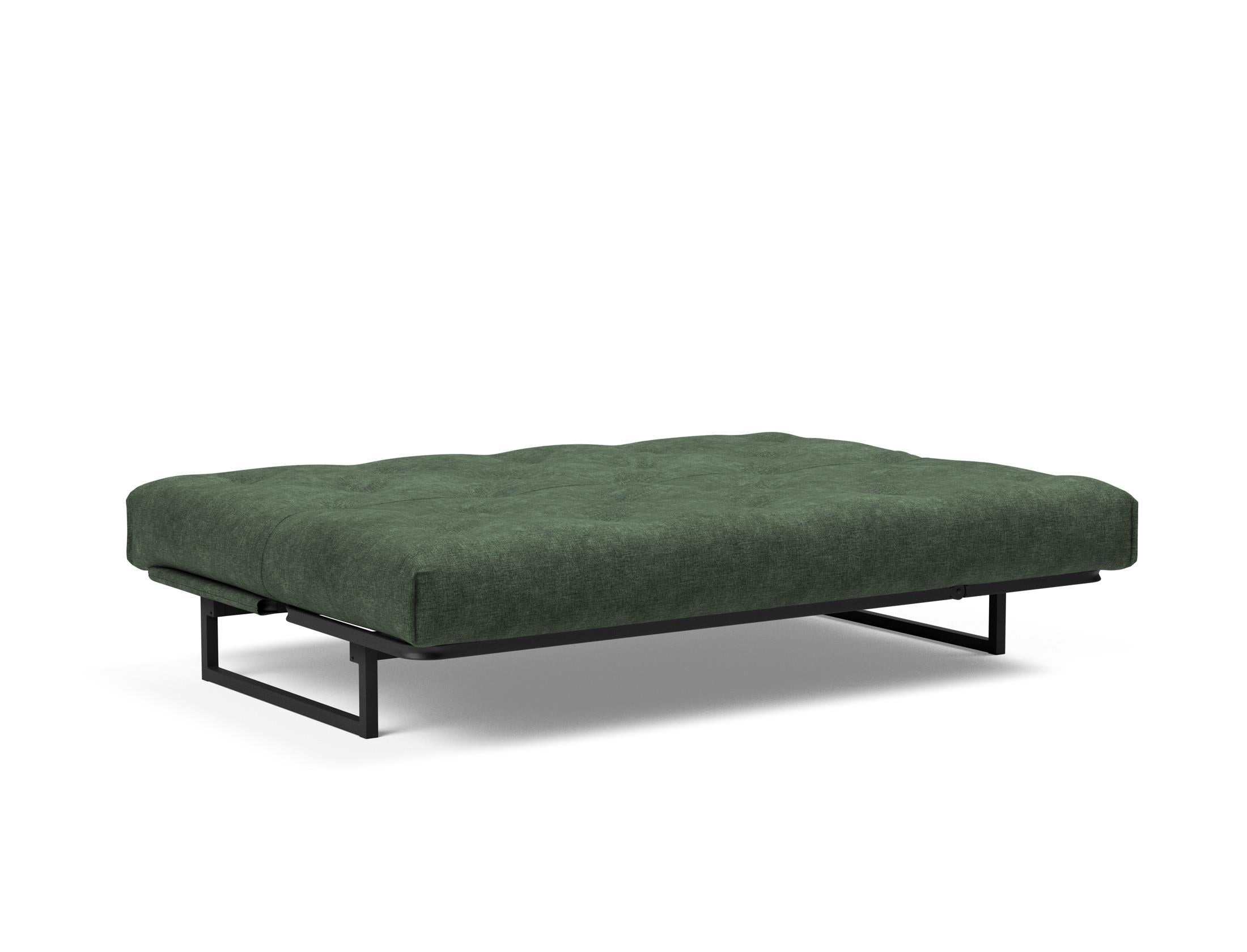 Fraction 140 Bettsofa Nordic Soft Spring: modernes skandinavisches Sofa, perfekt für kompakte Wohnräume, bietet stilvollen Komfort und praktische Schlaflösung.