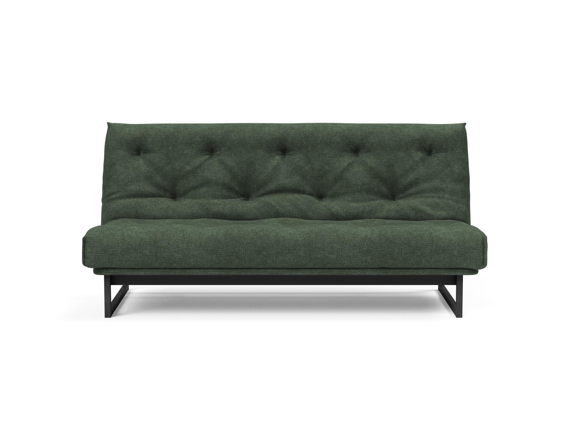 Fraction 140 Bettsofa Nordic: Stilvolles Sofa mit Soft Spring Bezug. Ideal für entspannte Stunden und als komfortable Schlaflösung.