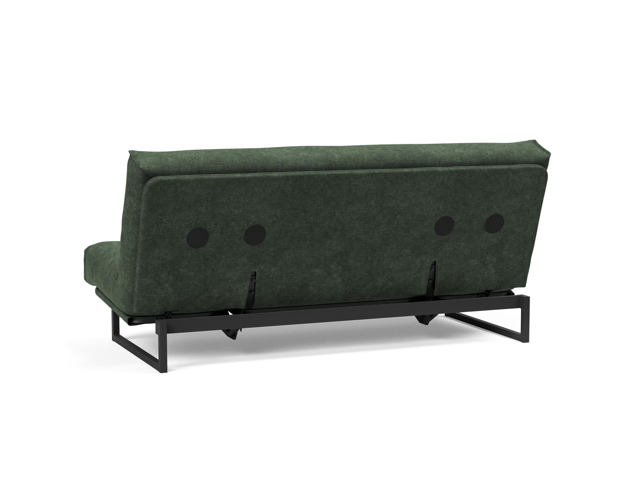 Fraction 140 Bettsofa Nordic: Stilvolles Sofa mit Soft Spring Bezug. Ideal für entspannte Stunden und als komfortable Schlaflösung.