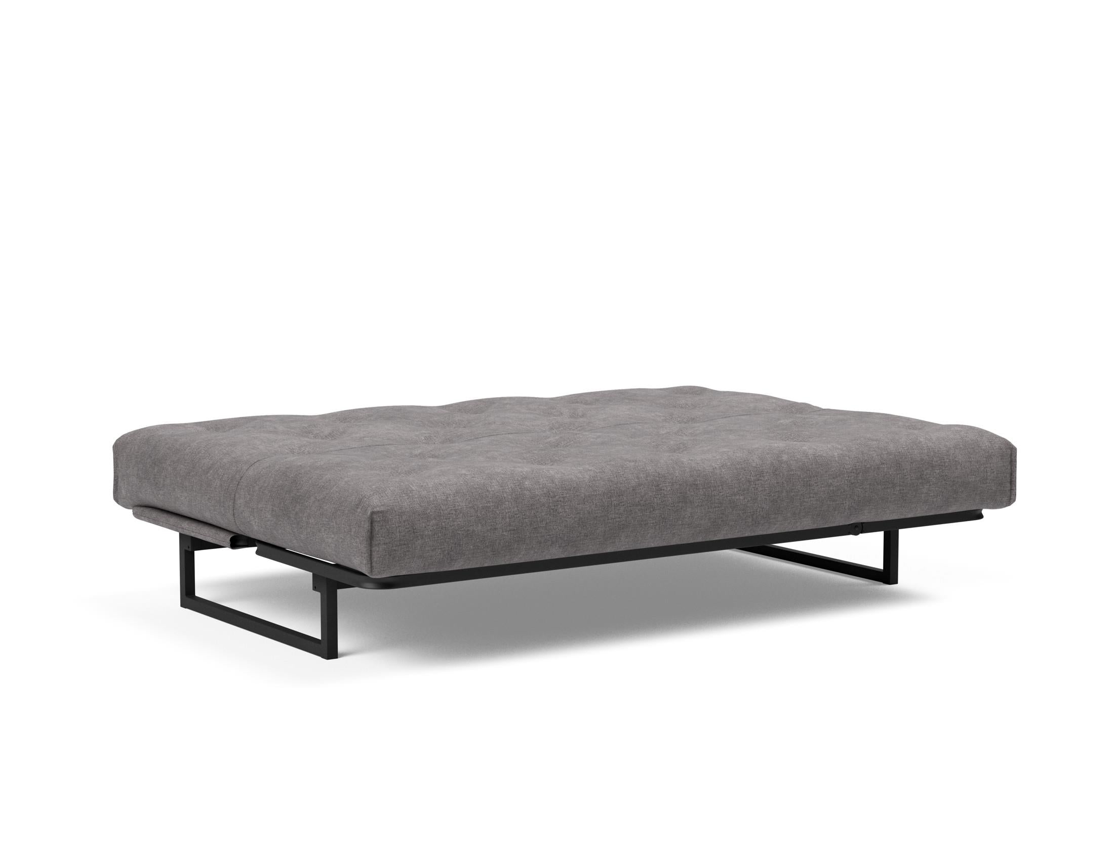 Fraction 140 Bettsofa Nordic Soft Spring: modernes skandinavisches Sofa, perfekt für kompakte Wohnräume, bietet stilvollen Komfort und praktische Schlaflösung.