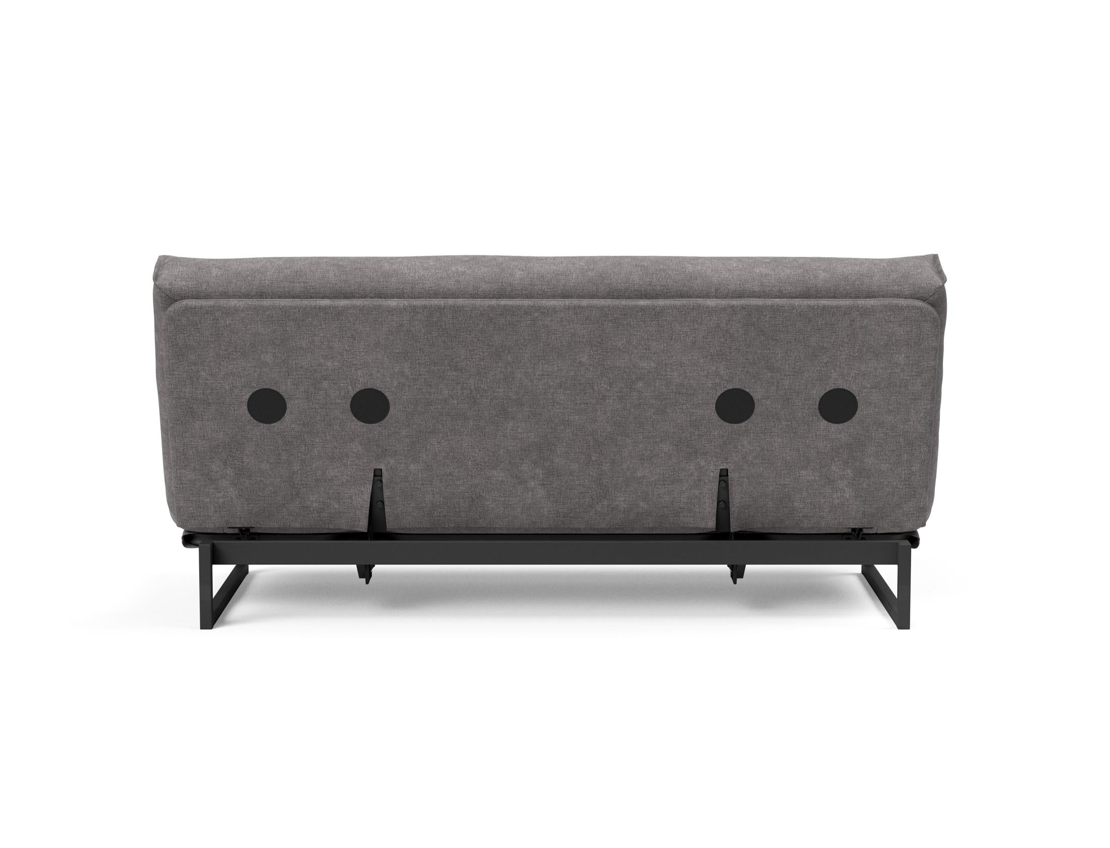Fraction 140 Bettsofa Nordic: Stilvolles Sofa mit Soft Spring Bezug. Ideal für entspannte Stunden und als komfortable Schlaflösung.