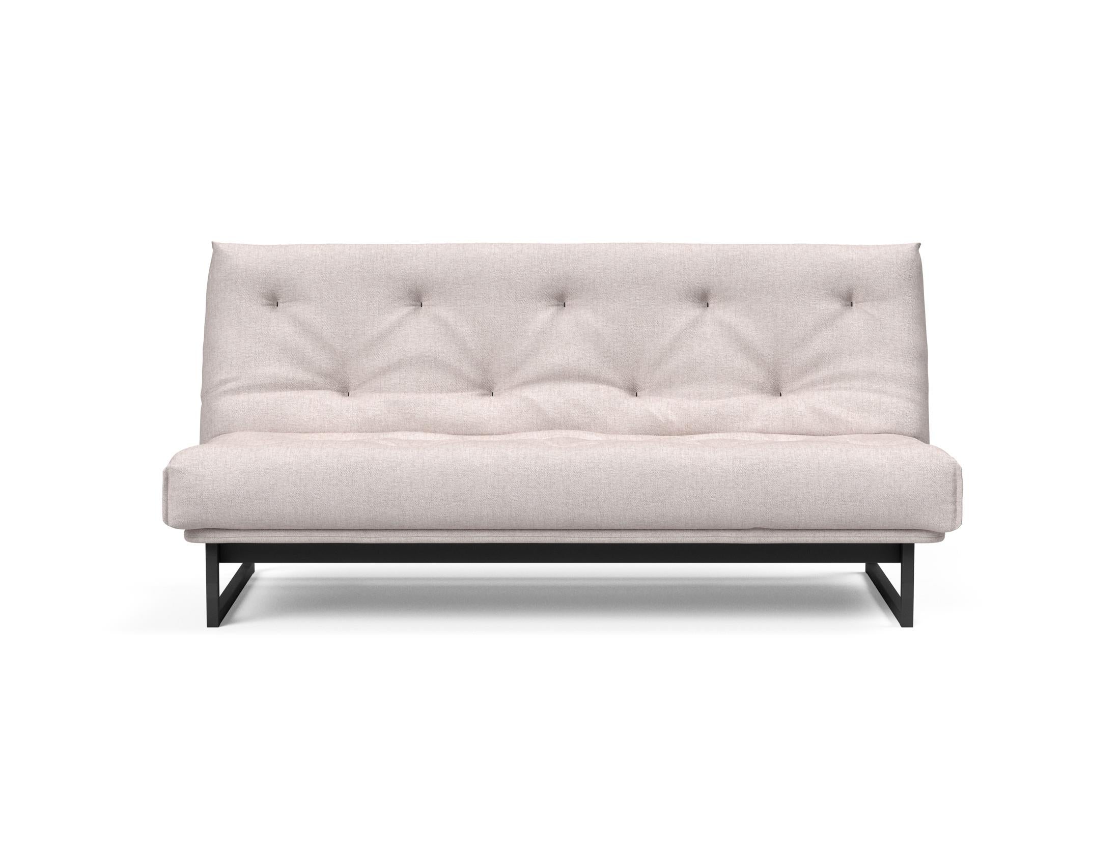 Fraction 140 Bettsofa Nordic: Elegantes Design mit Soft Spring Bezug. Perfekt für gemütliche Abende und als praktische Schlafgelegenheit.