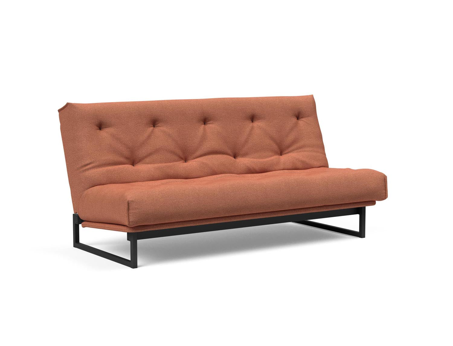 Fraction 140 Bettsofa Nordic: Stilvolles Sofa mit Soft Spring Bezug. Ideal für entspannte Stunden und als komfortable Schlaflösung.