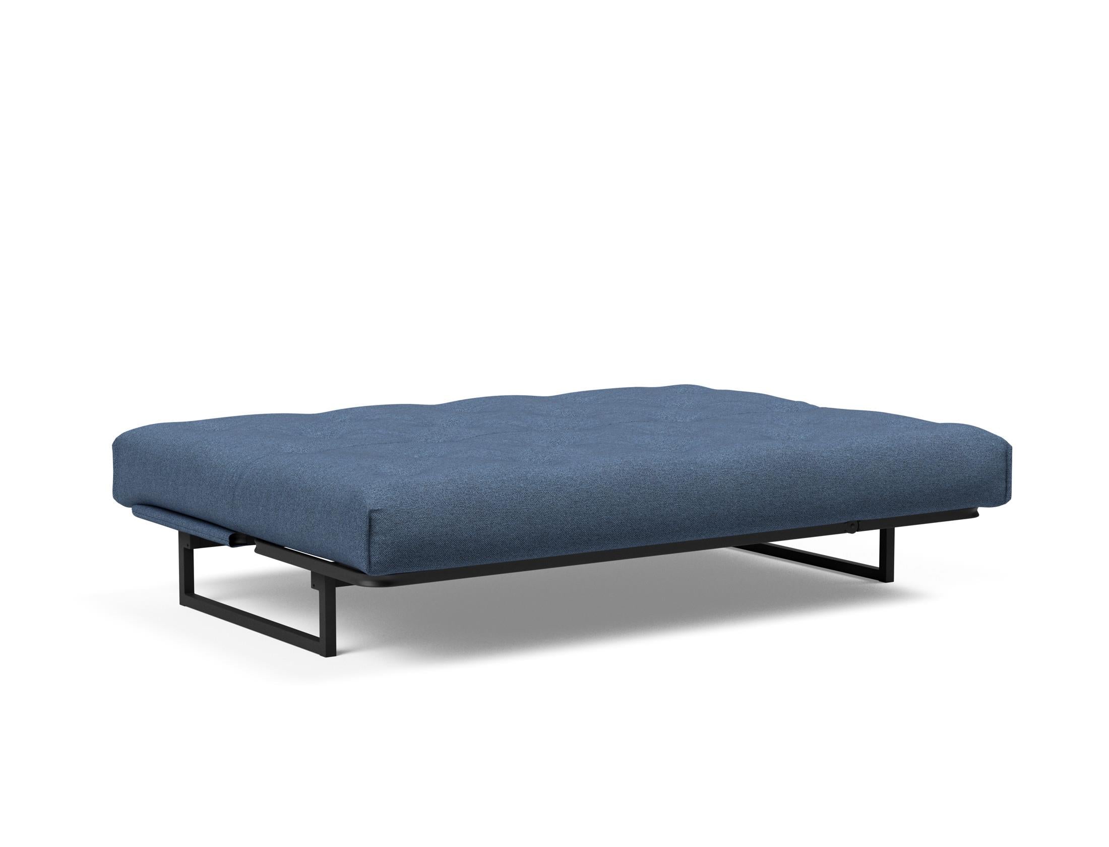 Fraction 140 Bettsofa Nordic Soft Spring: modernes skandinavisches Sofa, perfekt für kompakte Wohnräume, bietet stilvollen Komfort und praktische Schlaflösung.
