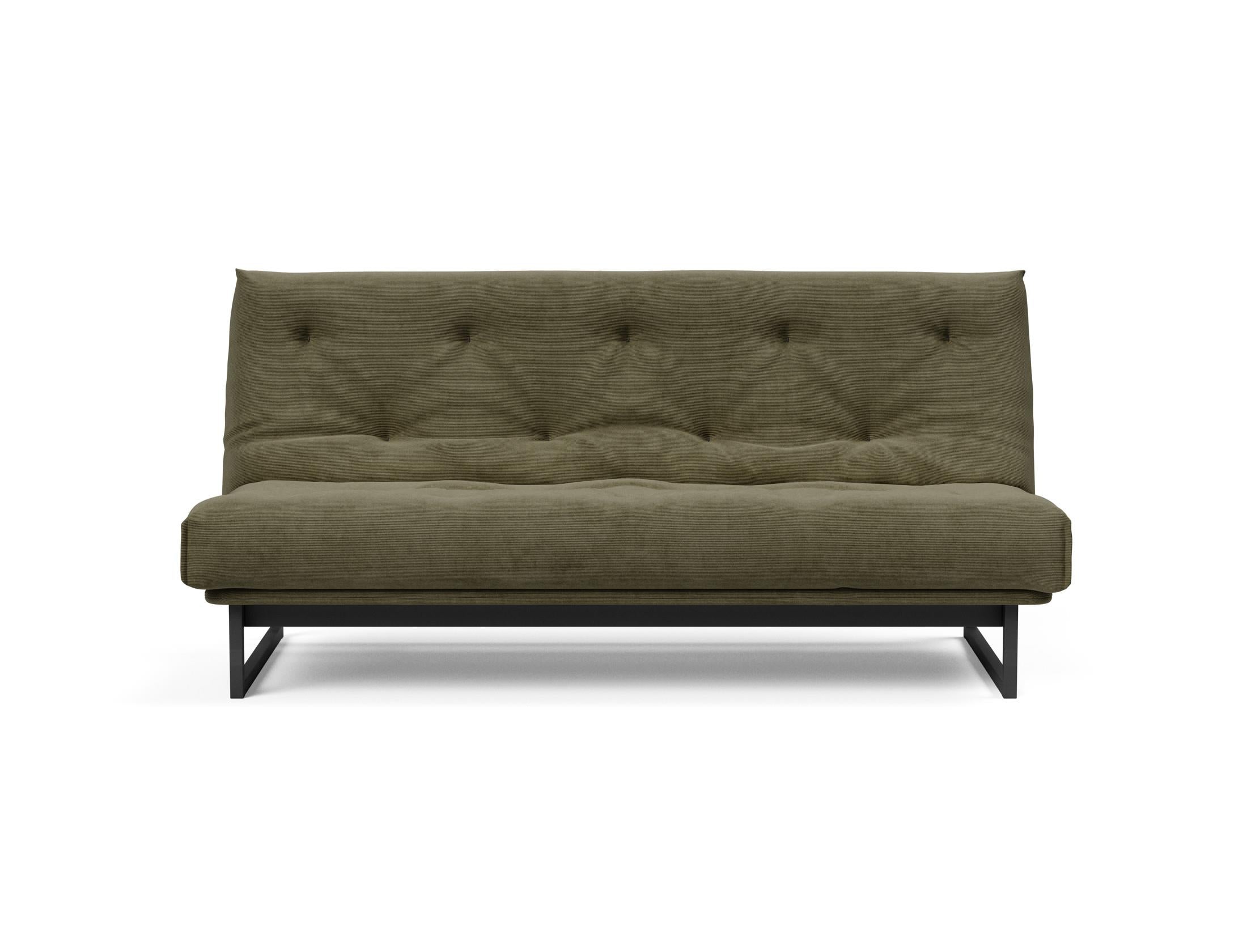 Fraction 140 Bettsofa Nordic: Elegantes Design mit Soft Spring Bezug. Perfekt für gemütliche Abende und als praktische Schlafgelegenheit.
