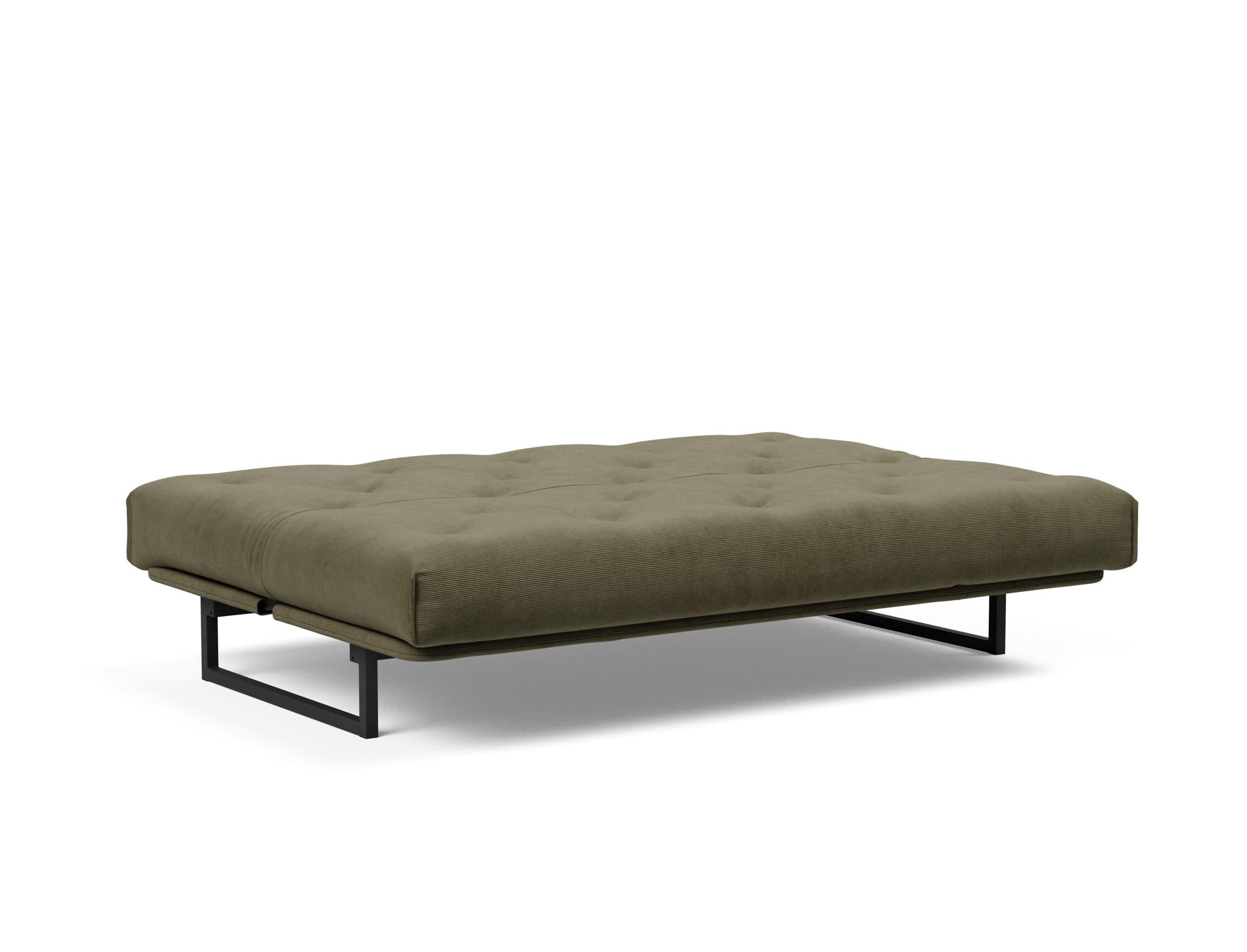 Fraction 140 Bettsofa Nordic: Stilvolles Sofa mit Soft Spring Bezug. Ideal für entspannte Stunden und als komfortable Schlaflösung.
