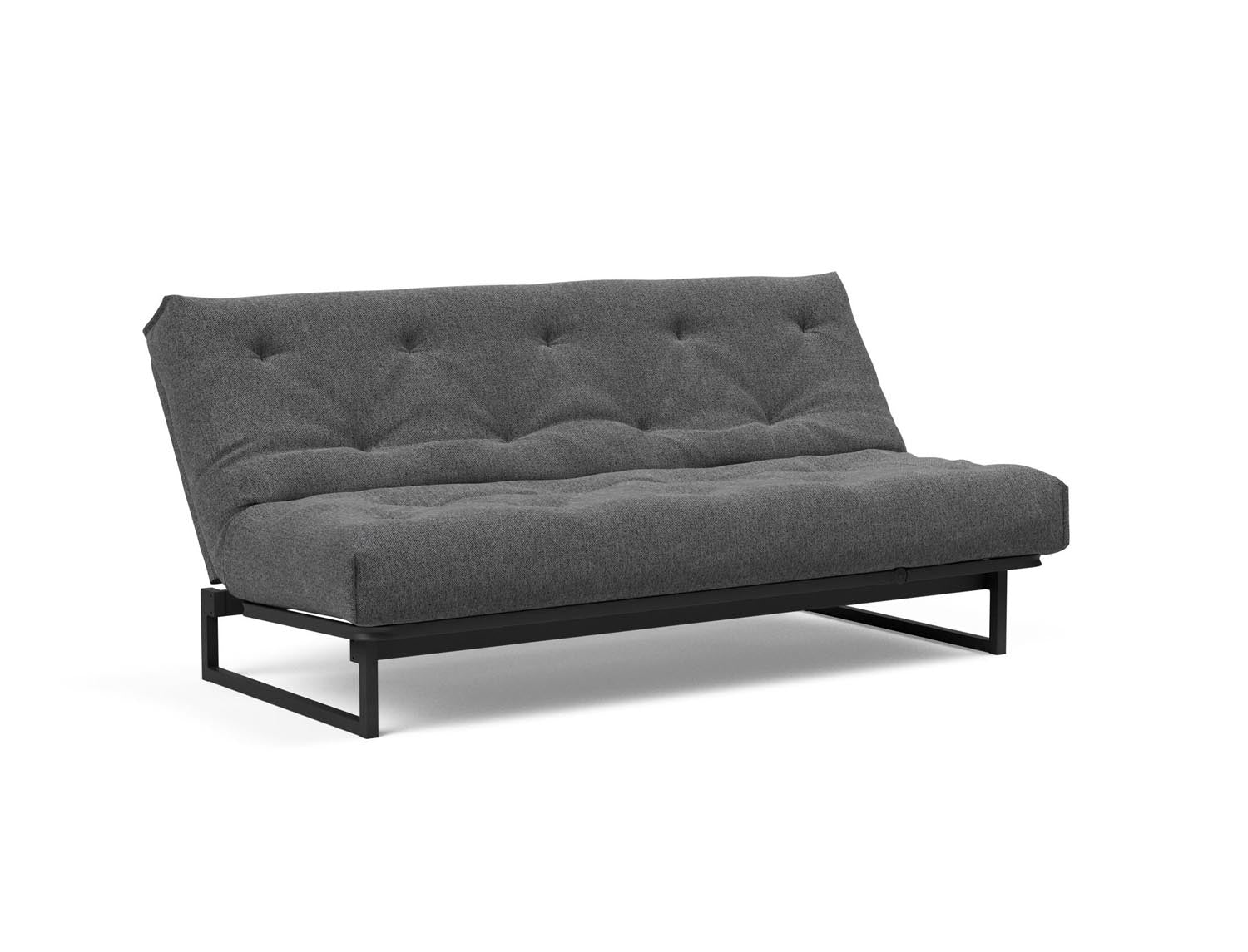 Fraction 140 Bettsofa Nordic Soft Spring: modernes skandinavisches Sofa, perfekt für kompakte Wohnräume, bietet stilvollen Komfort und praktische Schlaflösung.