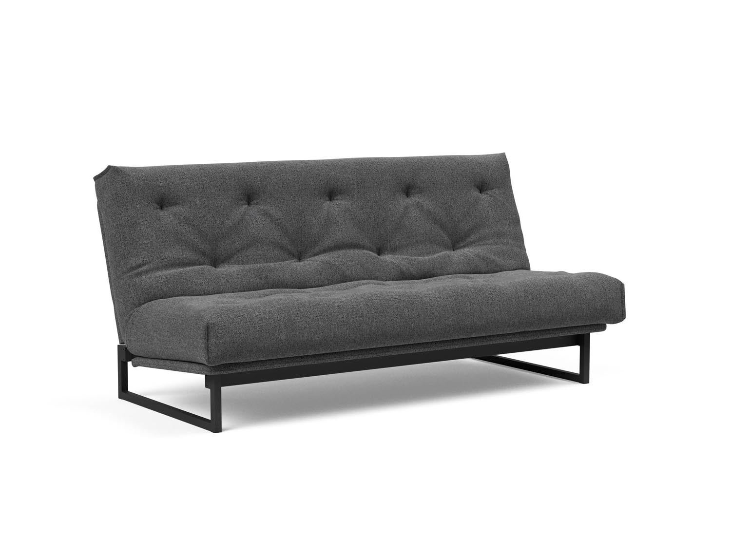 Fraction 140 Bettsofa Nordic: Stilvolles Sofa mit Soft Spring Bezug. Ideal für entspannte Stunden und als komfortable Schlaflösung.