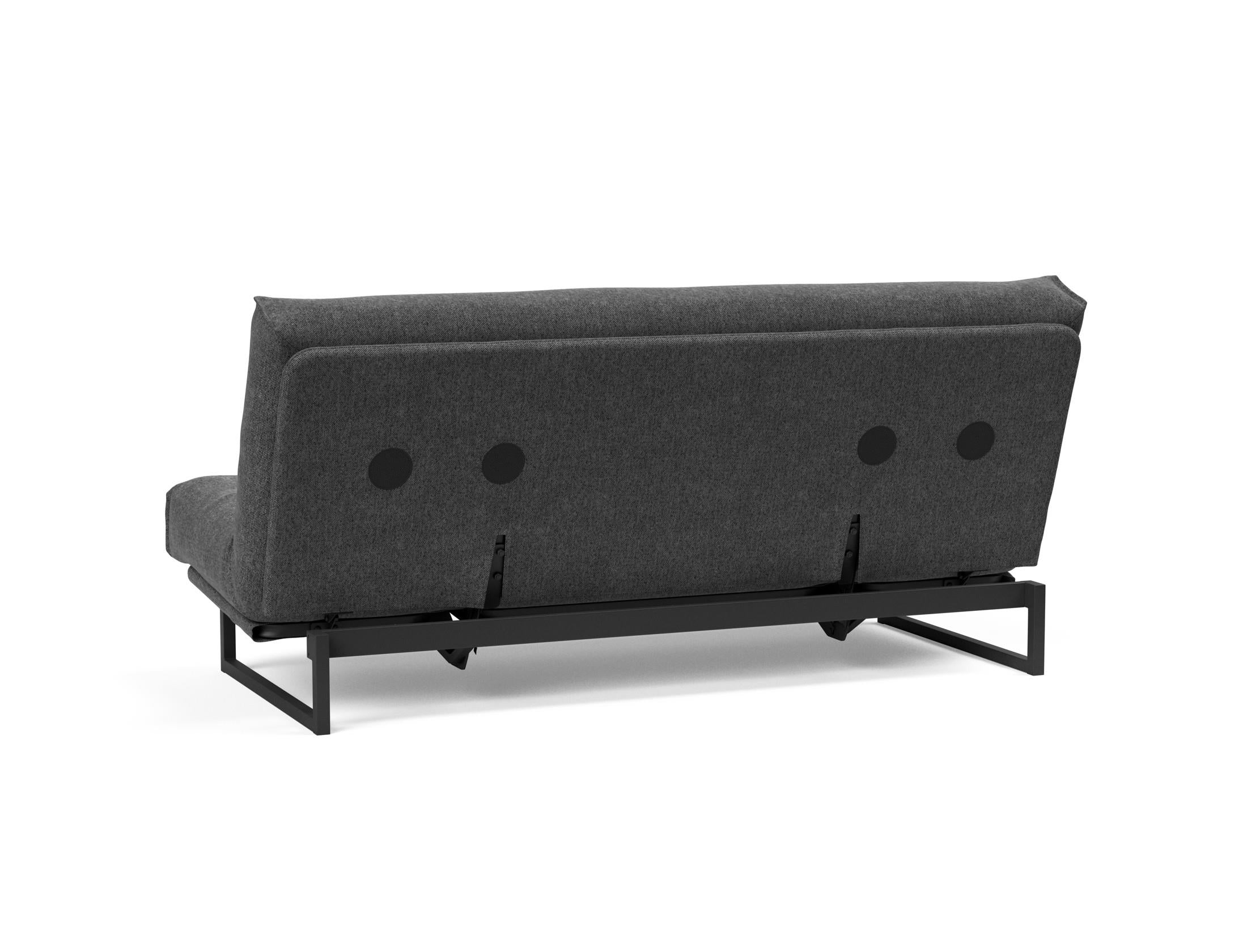 Fraction 140 Bettsofa Nordic: Elegantes Design mit Soft Spring Bezug. Perfekt für gemütliche Abende und als praktische Schlafgelegenheit.