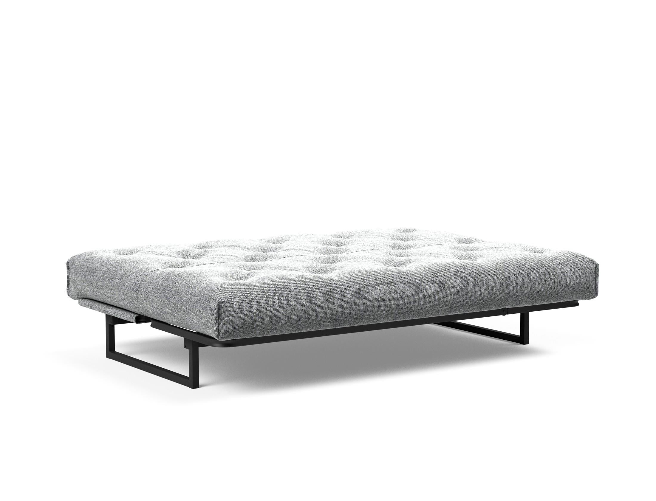 Fraction 140 Bettsofa Nordic Soft Spring: modernes skandinavisches Sofa, perfekt für kompakte Wohnräume, bietet stilvollen Komfort und praktische Schlaflösung.