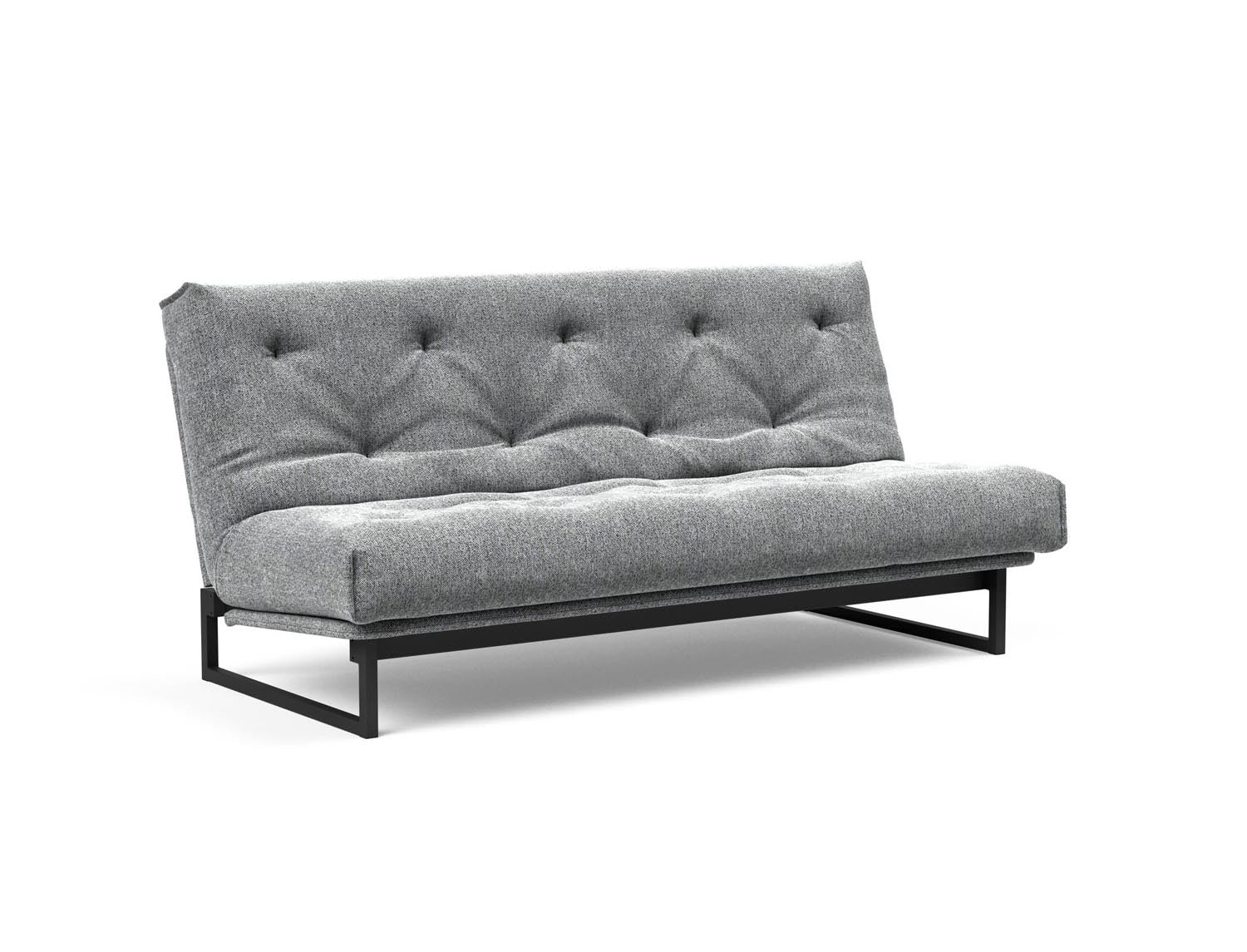 Fraction 140 Bettsofa Nordic: Stilvolles Sofa mit Soft Spring Bezug. Ideal für entspannte Stunden und als komfortable Schlaflösung.