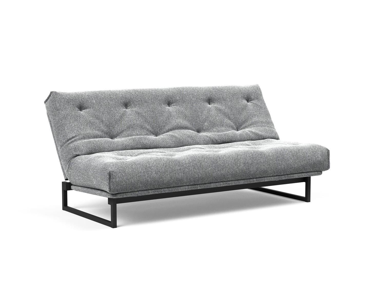Fraction 140 Bettsofa Nordic: Stilvolles Sofa mit Soft Spring Bezug. Ideal für entspannte Stunden und als komfortable Schlaflösung.