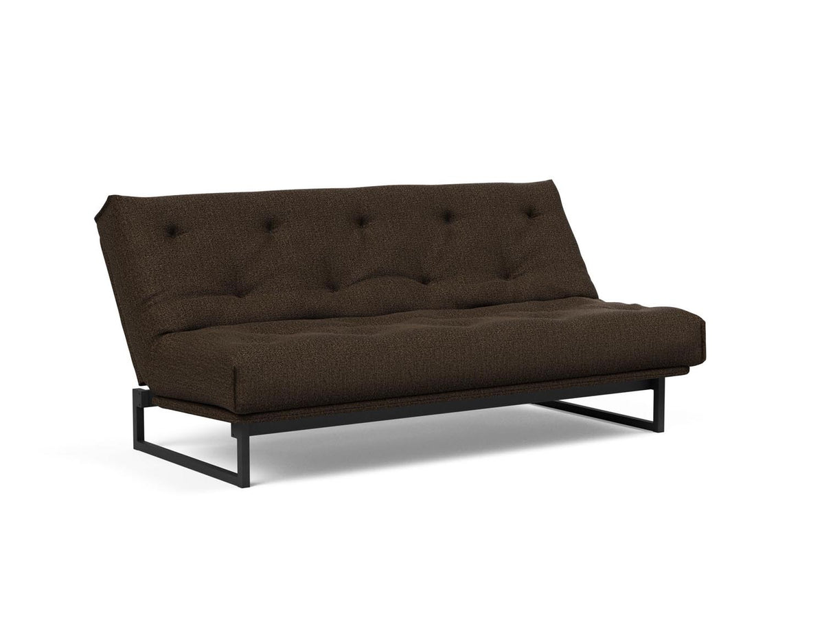 Fraction 140 Bettsofa Nordic mit Gestellbezug Soft Spring in 358 Taura Chocco präsentiert im Onlineshop von KAQTU Design AG. Bettsofa ist von Innovation Living