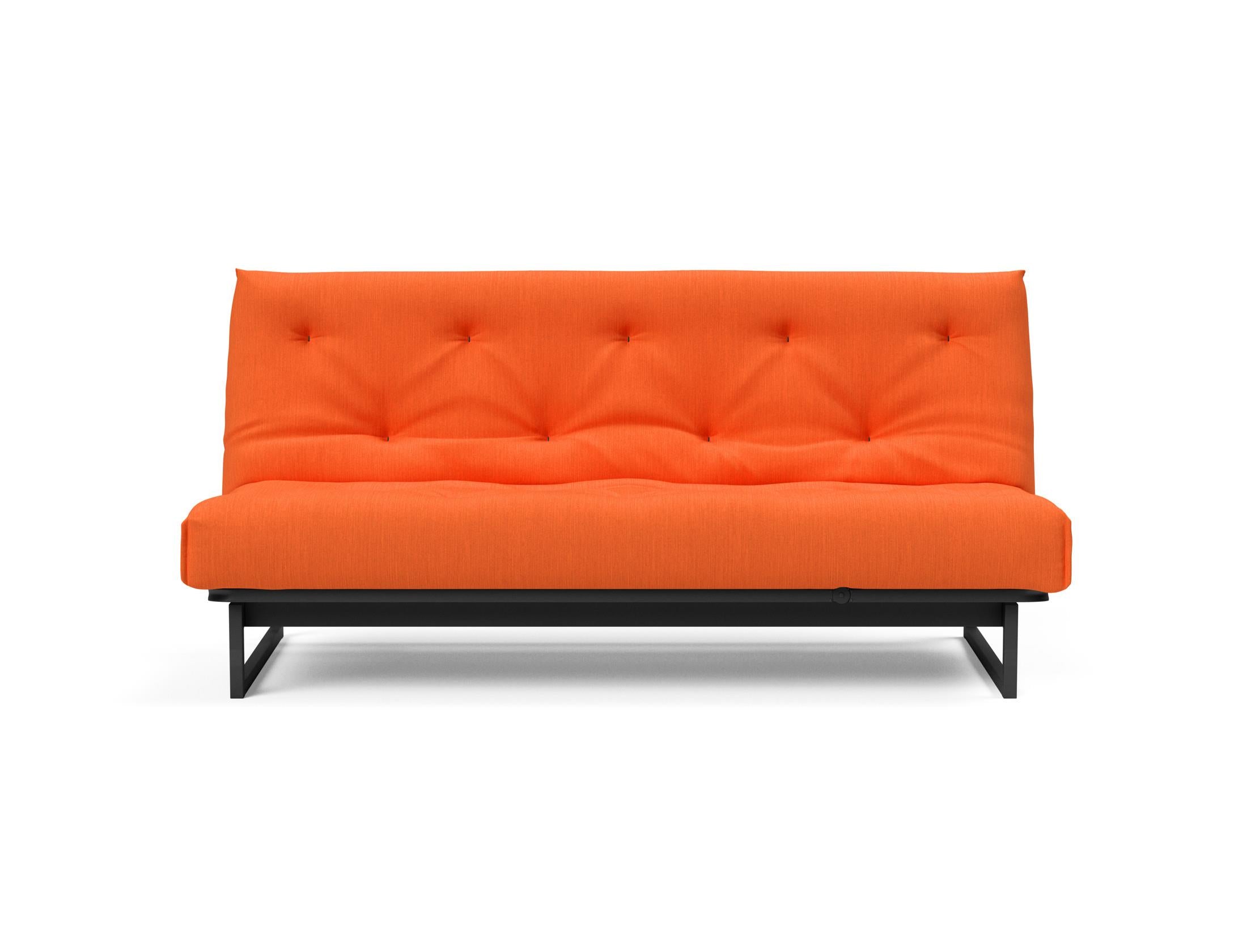 Fraction 140 Bettsofa Nordic Soft Spring: modernes skandinavisches Sofa, perfekt für kompakte Wohnräume, bietet stilvollen Komfort und praktische Schlaflösung.