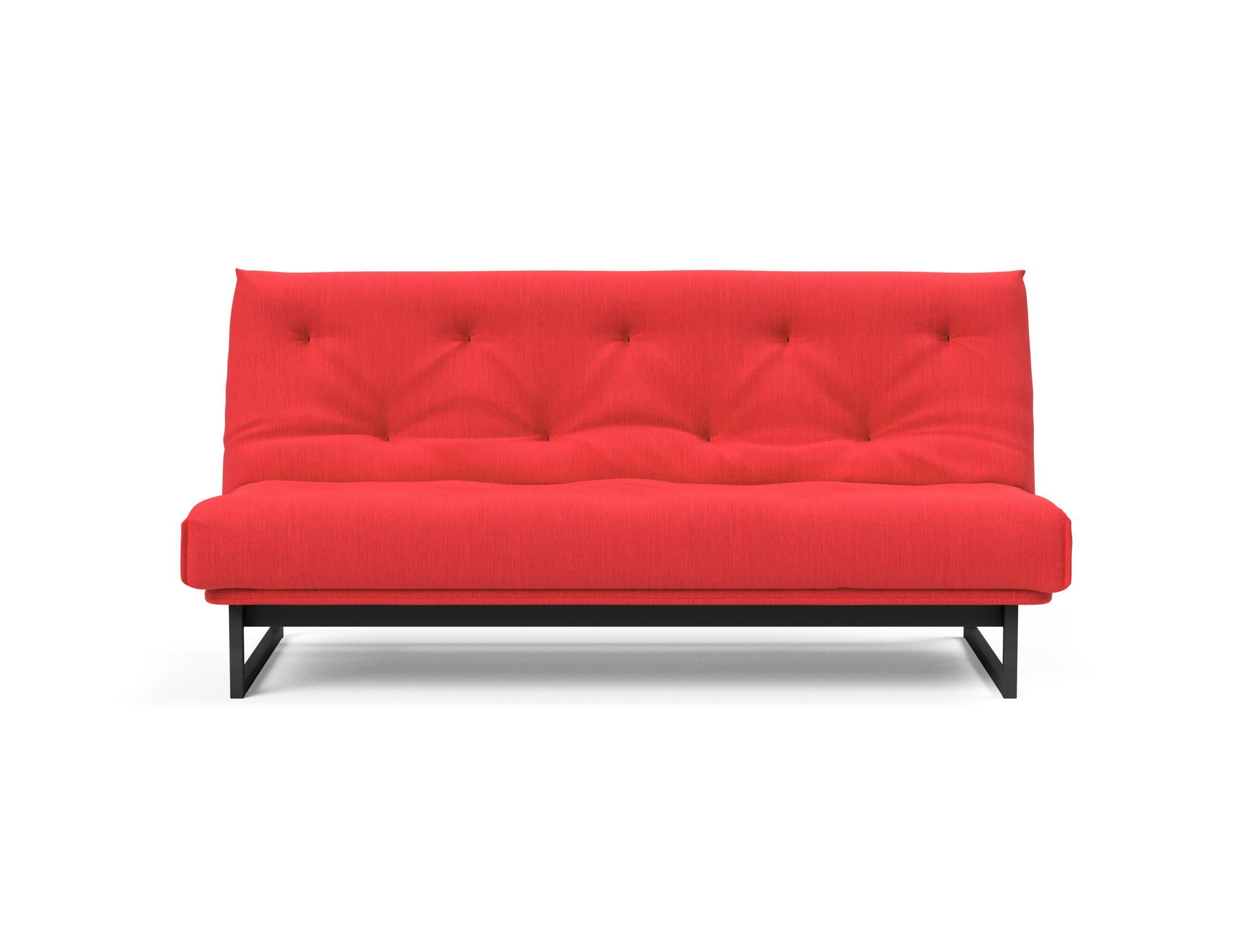 Fraction 140 Bettsofa Nordic: Stilvolles Sofa mit Soft Spring Bezug. Ideal für entspannte Stunden und als komfortable Schlaflösung.