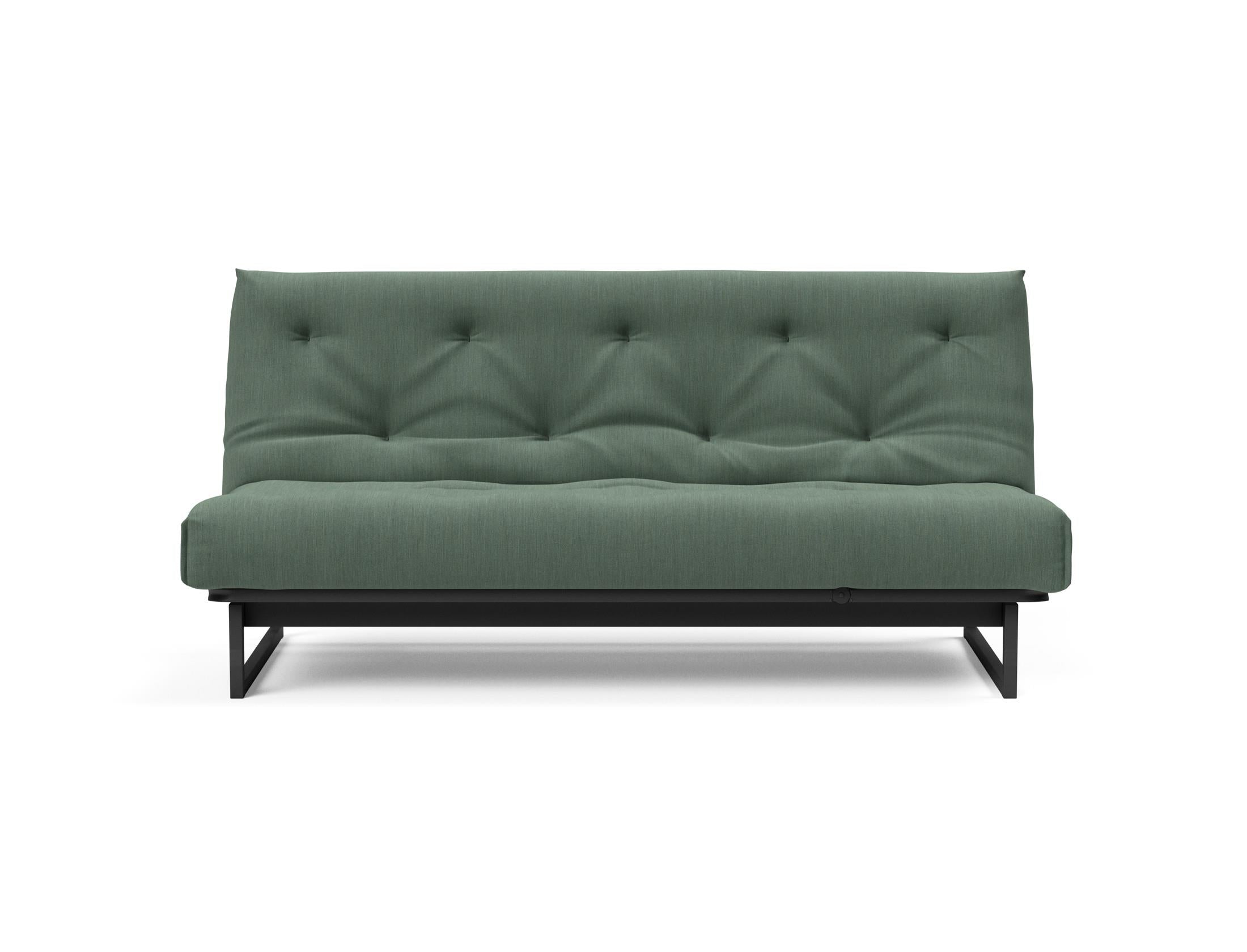 Fraction 140 Bettsofa Nordic Soft Spring: modernes skandinavisches Sofa, perfekt für kompakte Wohnräume, bietet stilvollen Komfort und praktische Schlaflösung.