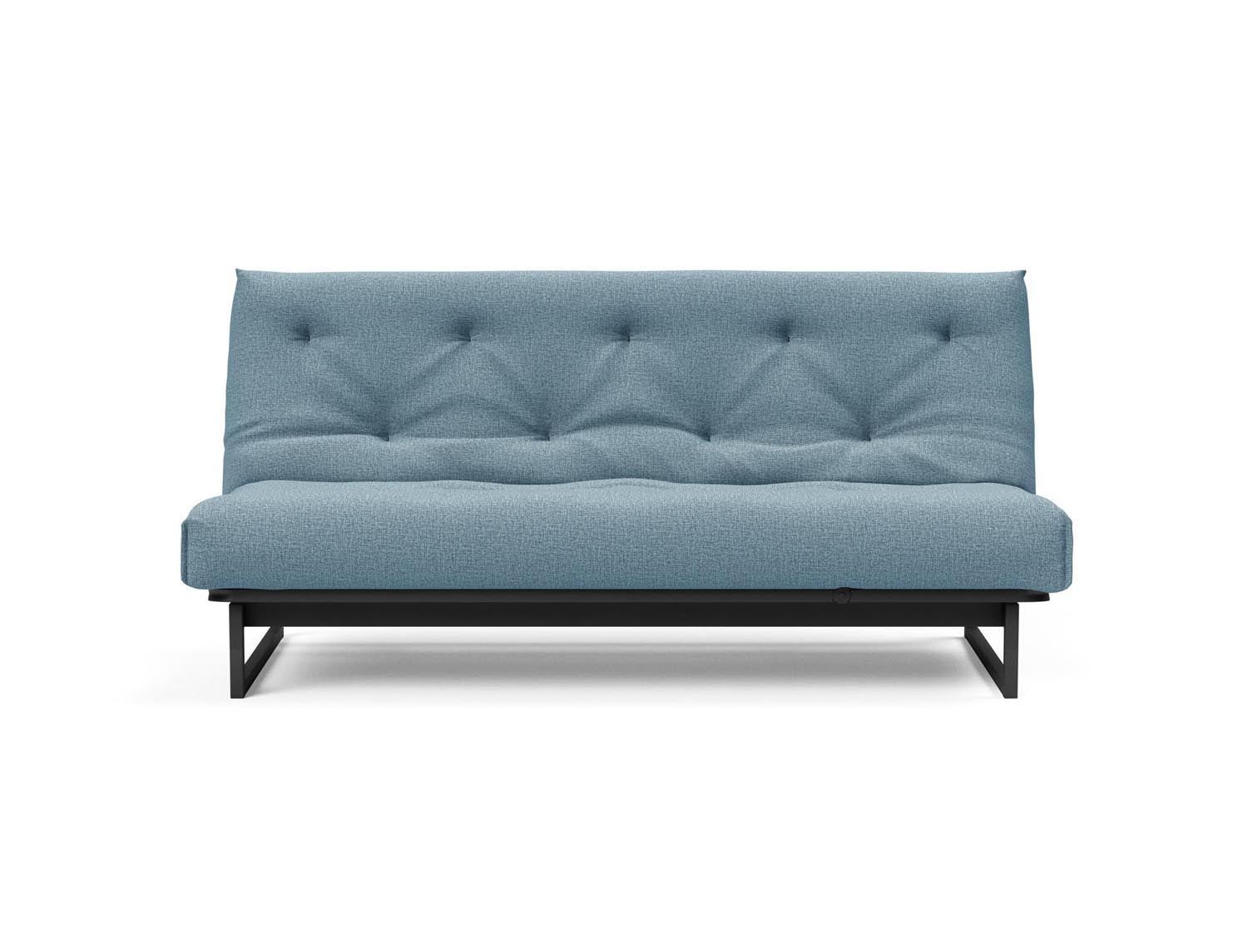 Fraction 140 Bettsofa Nordic Soft Spring: modernes skandinavisches Sofa, perfekt für kompakte Wohnräume, bietet stilvollen Komfort und praktische Schlaflösung.