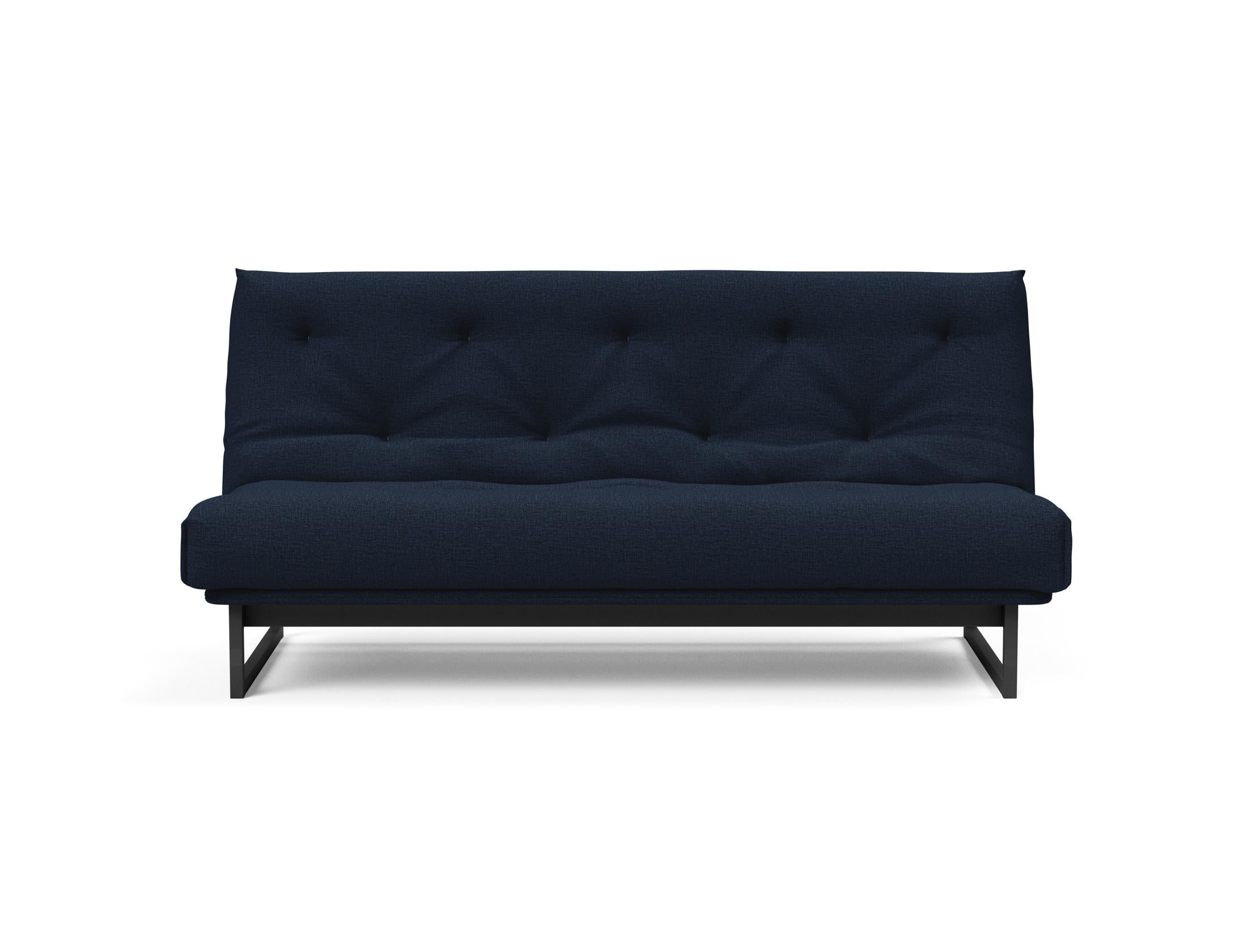 Fraction 140 Bettsofa Nordic: Stilvolles Sofa mit Soft Spring Bezug. Ideal für entspannte Stunden und als komfortable Schlaflösung.