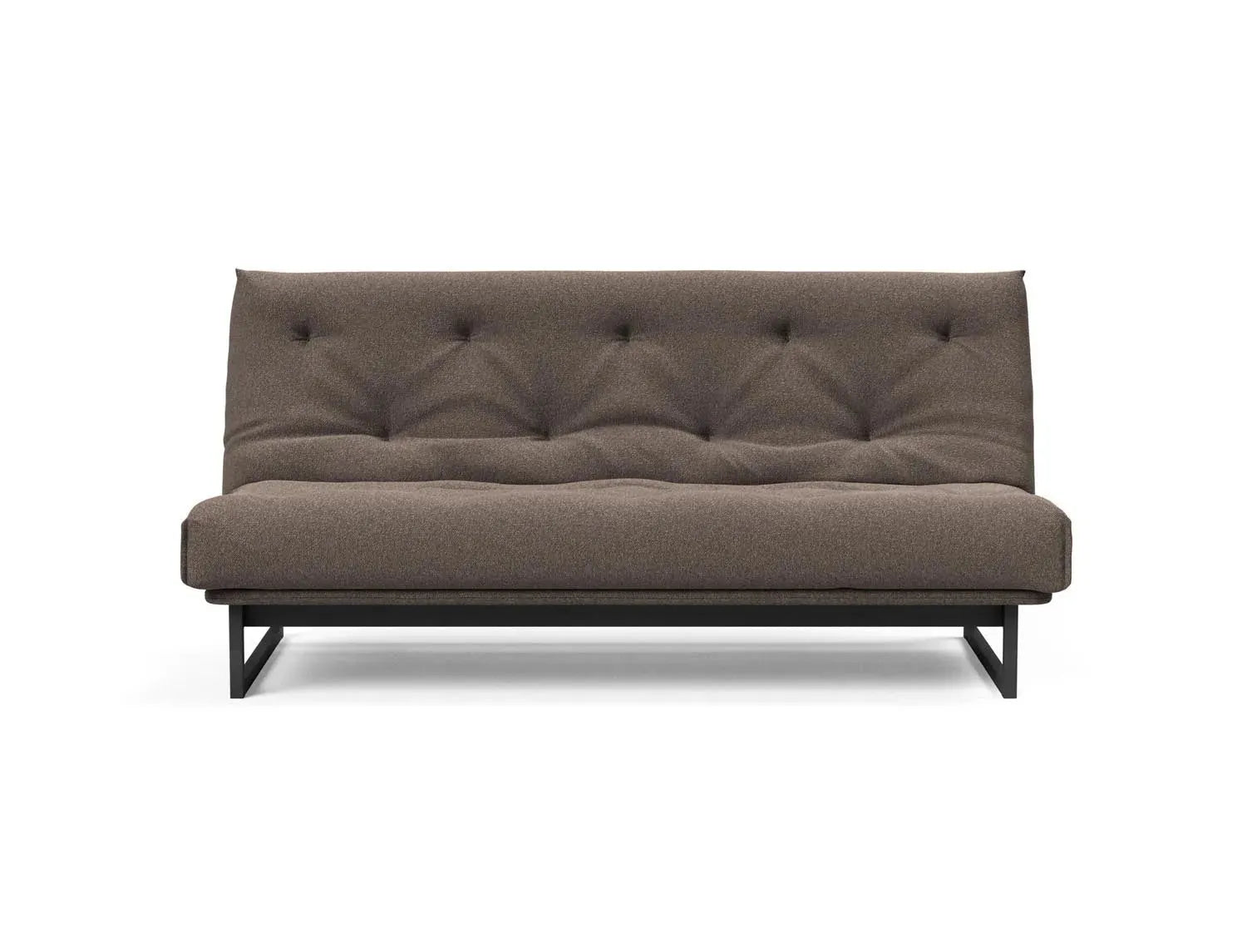 Fraction 140 Bettsofa Nordic Soft Spring: modernes skandinavisches Sofa, perfekt für kompakte Wohnräume, bietet stilvollen Komfort und praktische Schlaflösung.