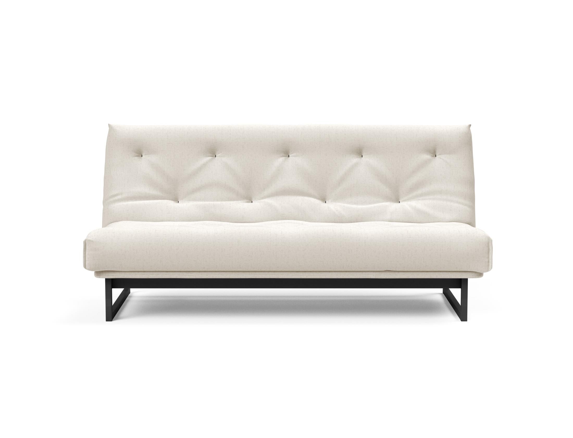 Fraction 140 Bettsofa Nordic: Elegantes Design mit Soft Spring Bezug. Perfekt für gemütliche Abende und als praktische Schlafgelegenheit.