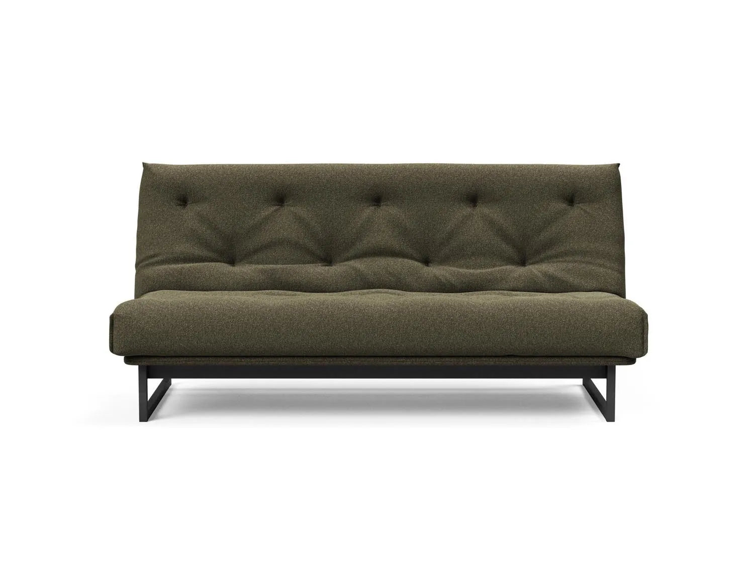 Fraction 140 Bettsofa Nordic Soft Spring: modernes skandinavisches Sofa, perfekt für kompakte Wohnräume, bietet stilvollen Komfort und praktische Schlaflösung.