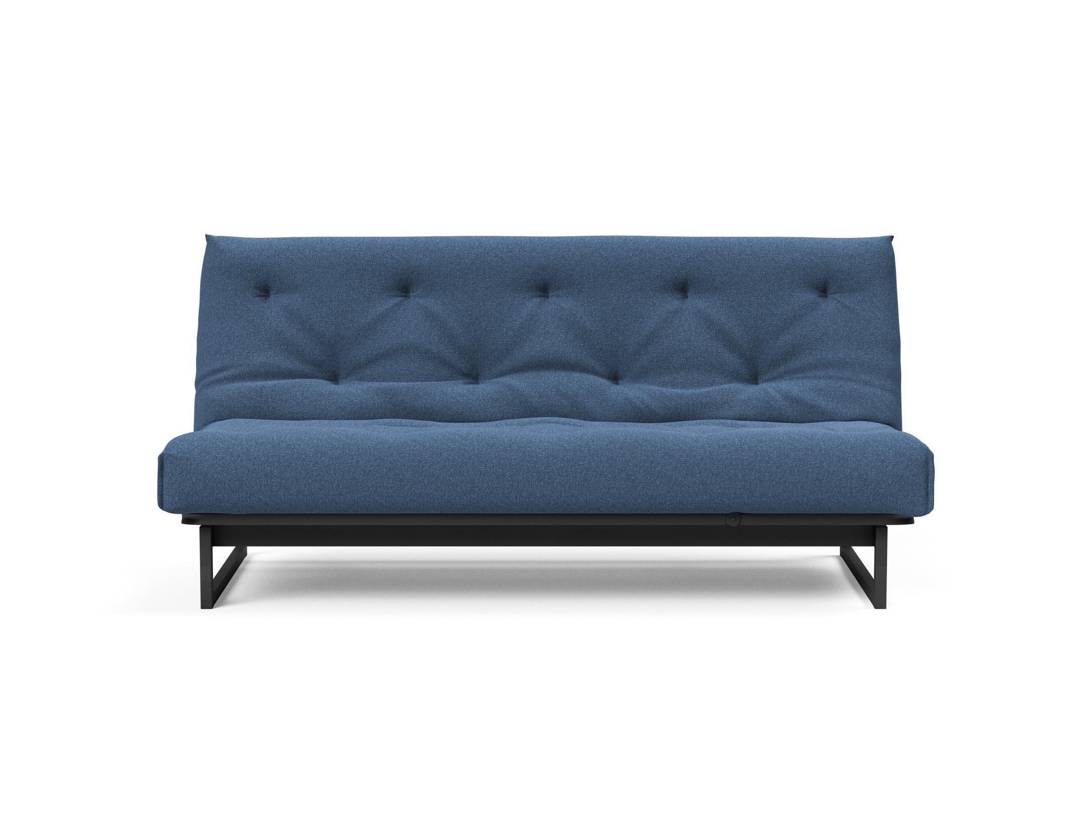 Fraction 140 Bettsofa Nordic: stilvolles, multifunktionales Möbelstück mit Soft Spring Bezug. Ideal für entspannte Abende und Übernachtungen.