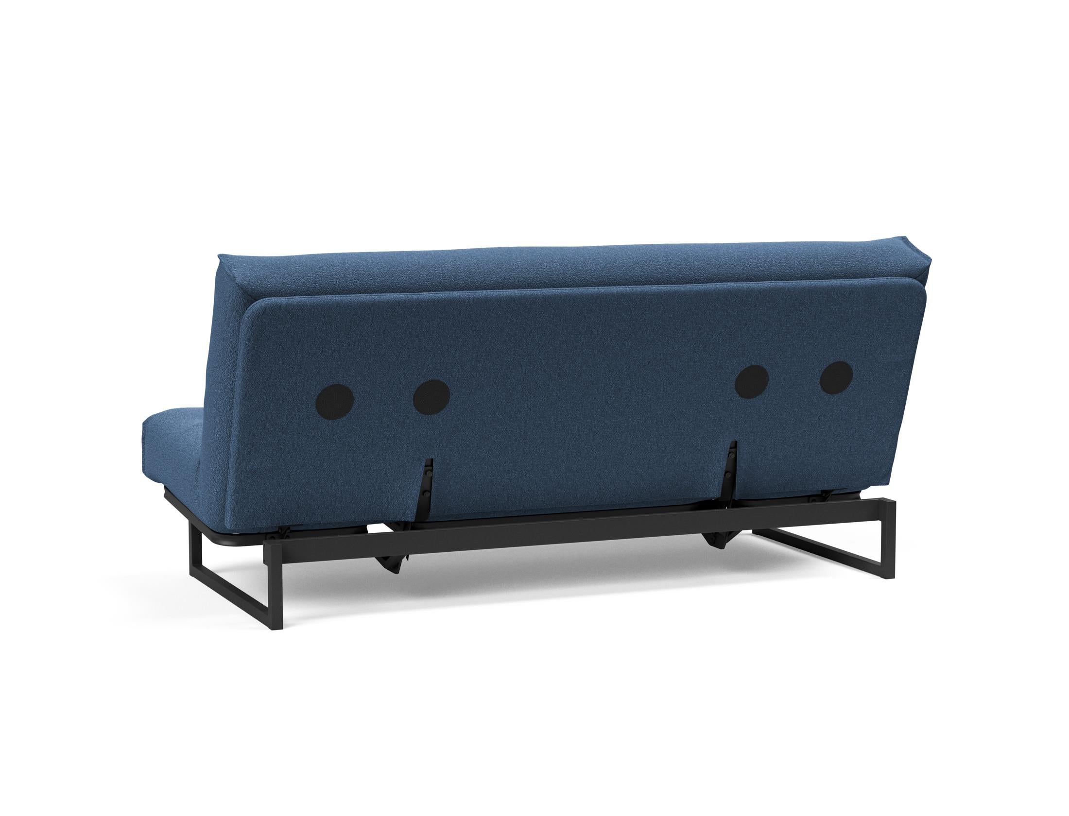 Fraction 140 Bettsofa Nordic: Stilvolles Sofa mit Soft Spring Bezug. Ideal für entspannte Abende und als komfortable Schlaflösung.