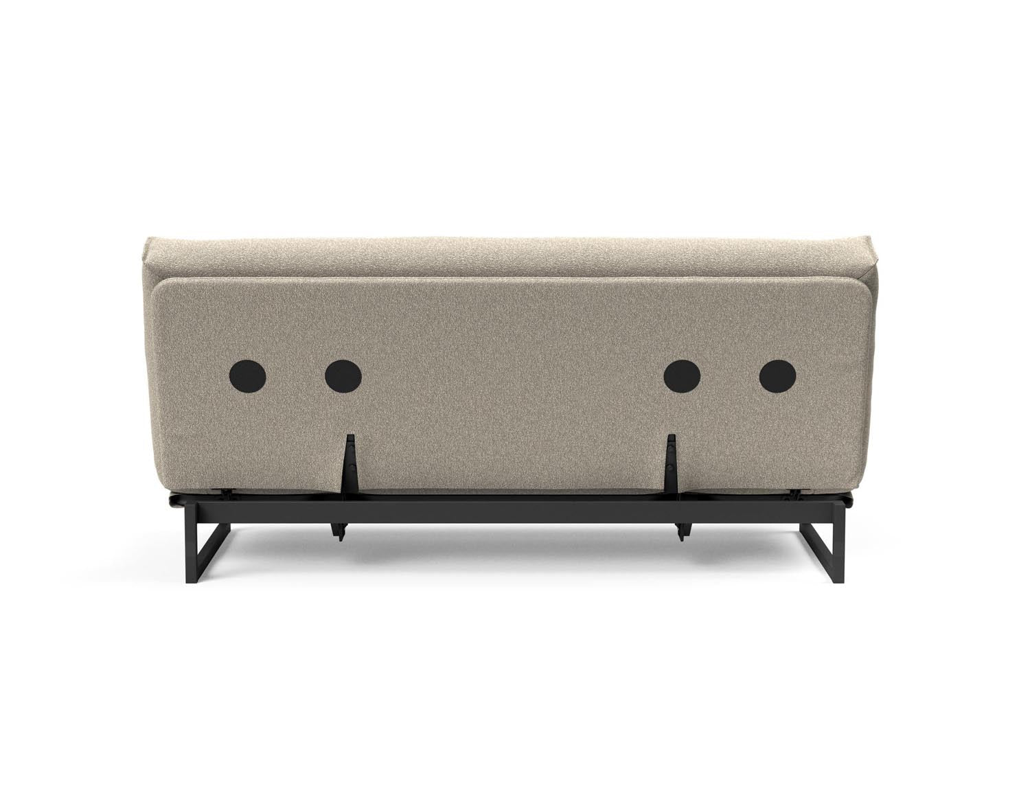 Fraction 140 Bettsofa Nordic Soft Spring: elegantes skandinavisches Design, ideal für kleine Räume, vereint Komfort und Funktionalität für erholsame Nächte.