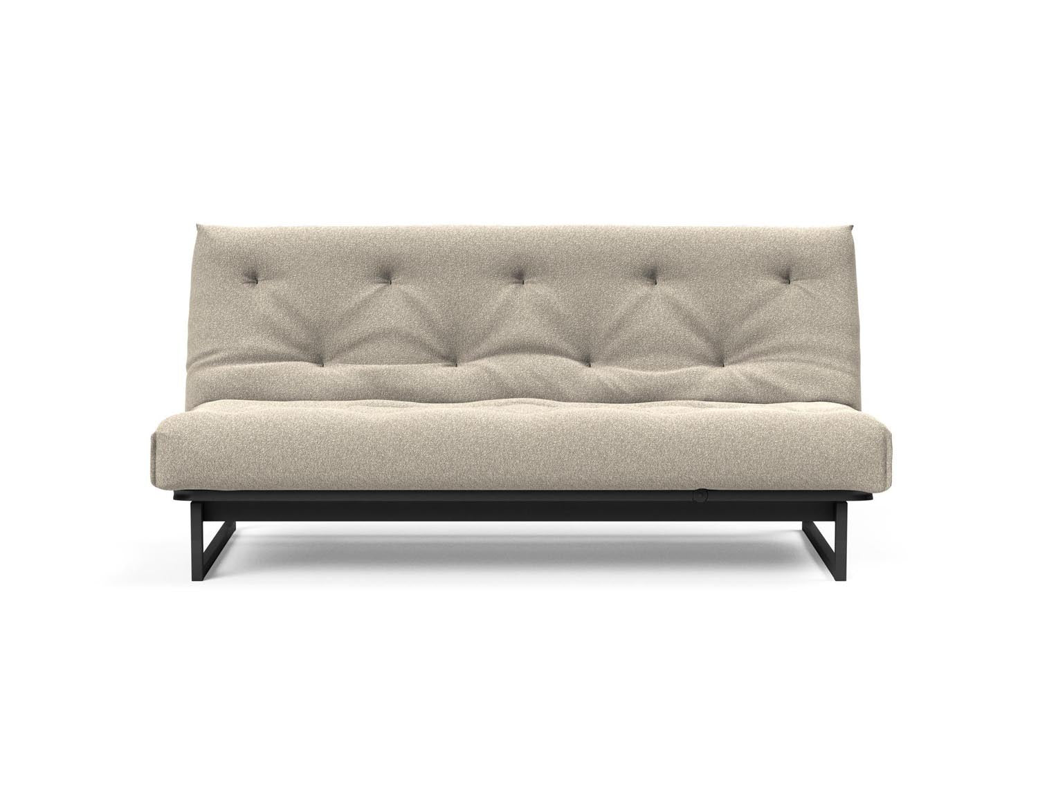 Fraction 140 Bettsofa Nordic: Stilvolles Sofa mit Soft Spring Bezug. Ideal für entspannte Stunden und als komfortable Schlaflösung.