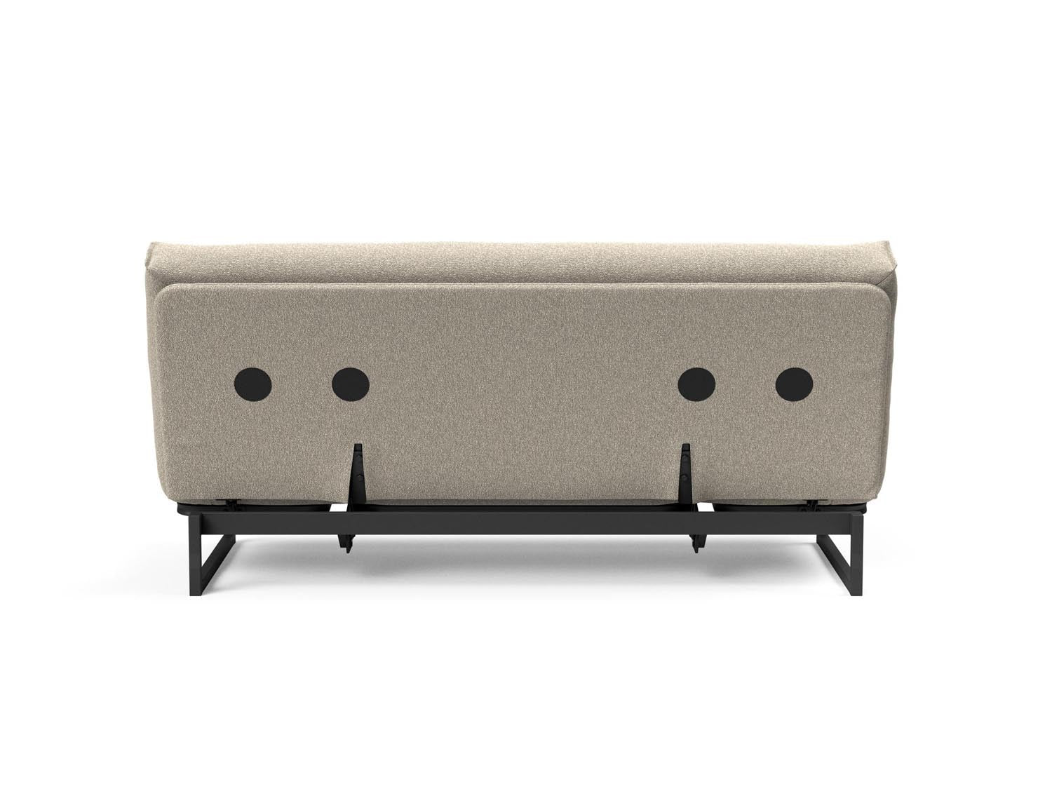 Fraction 140 Bettsofa Nordic: Elegantes Design mit Soft Spring Bezug. Perfekt für gemütliche Abende und als praktische Schlafgelegenheit.