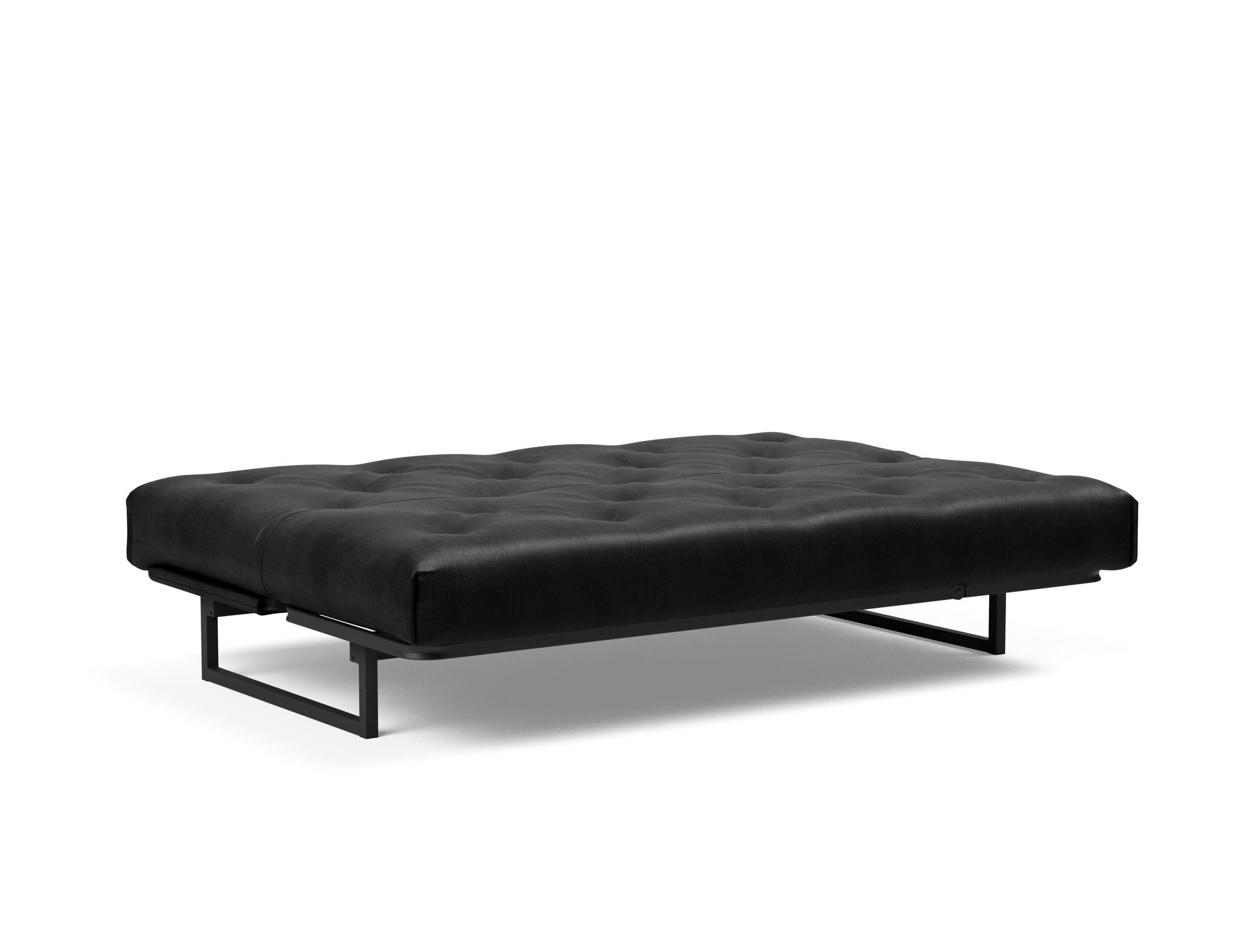 Fraction 140 Bettsofa Nordic Soft Spring: elegantes skandinavisches Design, ideal für kleine Räume, vereint Komfort und Funktionalität für erholsame Nächte.