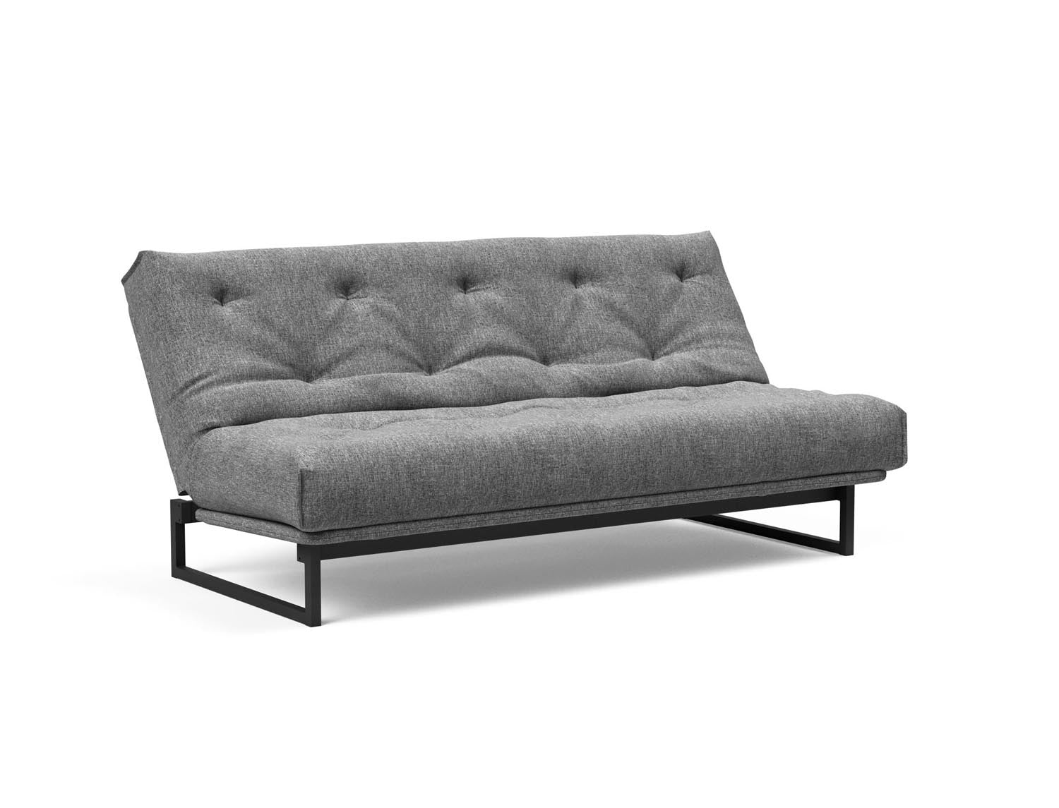 Fraction 140 Bettsofa Nordic: Stilvolles Sofa mit Soft Spring Bezug. Ideal für entspannte Stunden und als komfortable Schlaflösung.