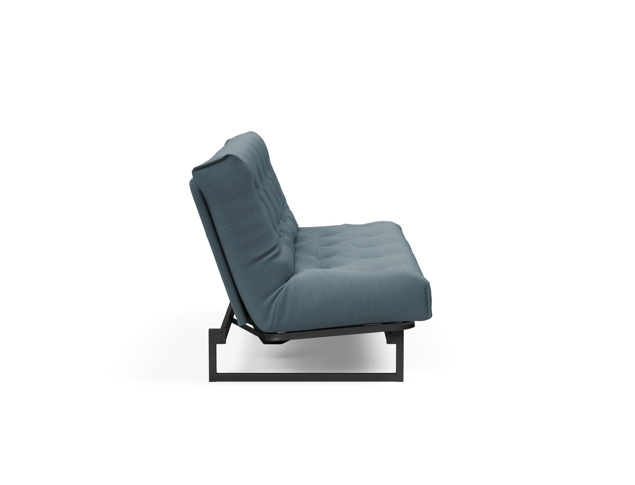 Fraction 140 Bettsofa Nordic Soft Spring: elegantes skandinavisches Design, ideal für kleine Räume, vereint Komfort und Funktionalität für erholsame Nächte.