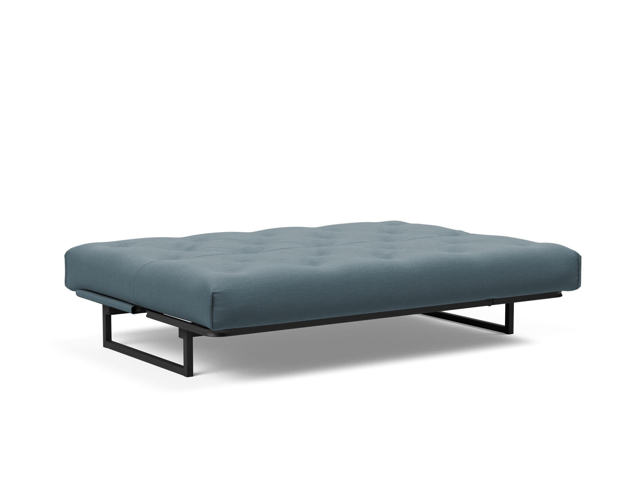 Fraction 140 Bettsofa Nordic Soft Spring: modernes skandinavisches Sofa, perfekt für kompakte Wohnräume, bietet stilvollen Komfort und praktische Schlaflösung.