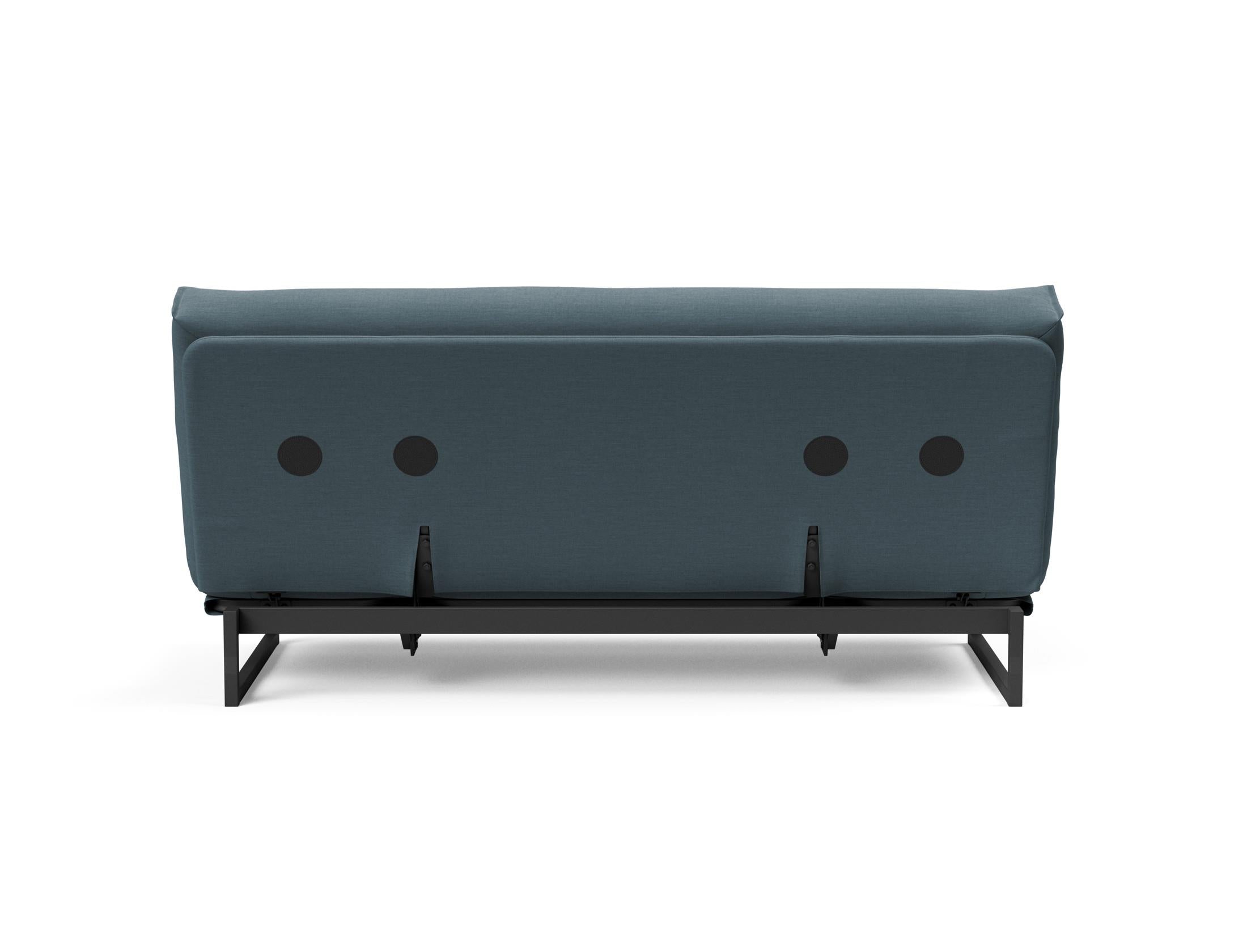 Fraction 140 Bettsofa Nordic: Stilvolles Sofa mit Soft Spring Bezug. Ideal für entspannte Stunden und als komfortable Schlaflösung.