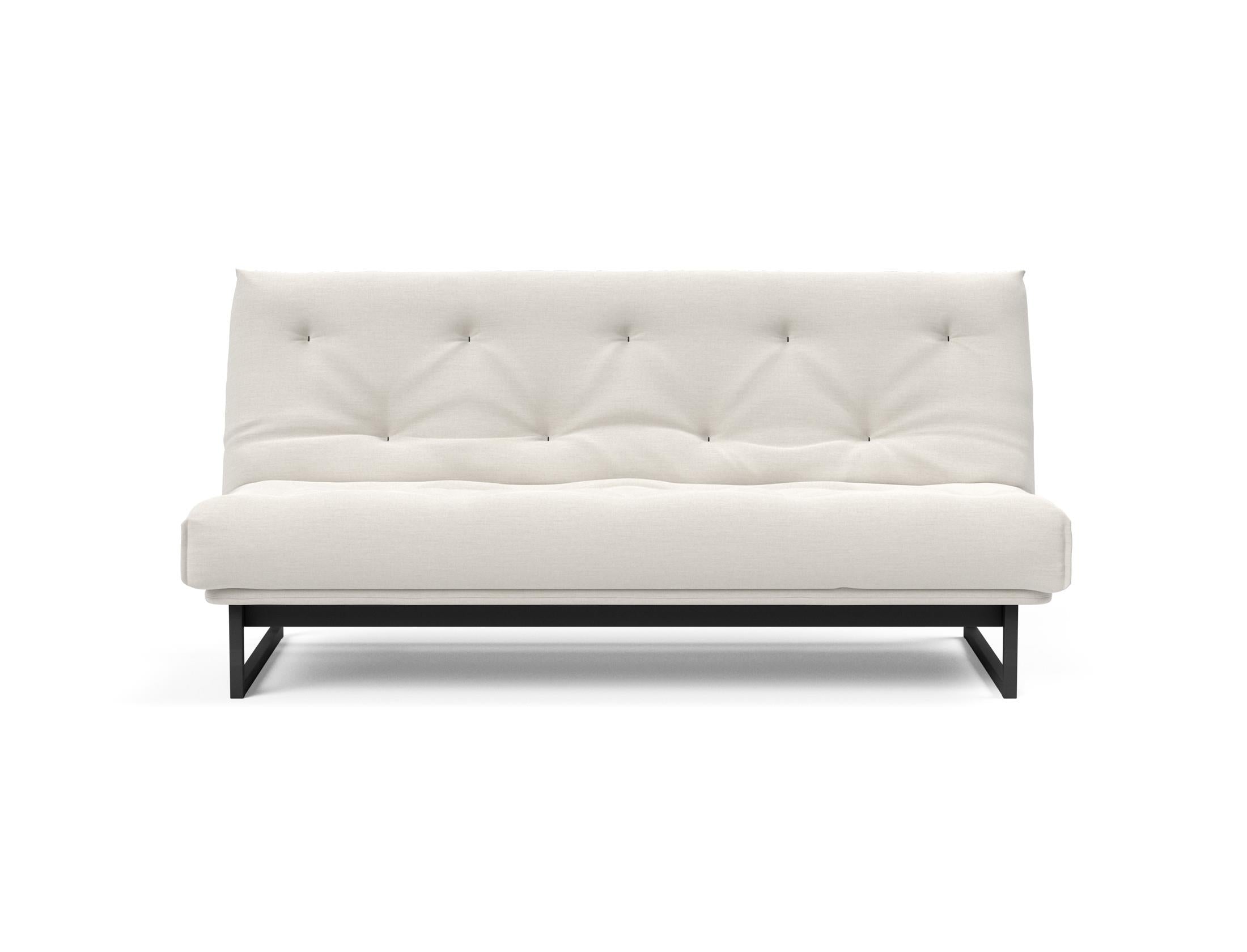 Fraction 140 Bettsofa Nordic: Elegantes Design mit Soft Spring Bezug. Perfekt für gemütliche Abende und als praktische Schlafgelegenheit.
