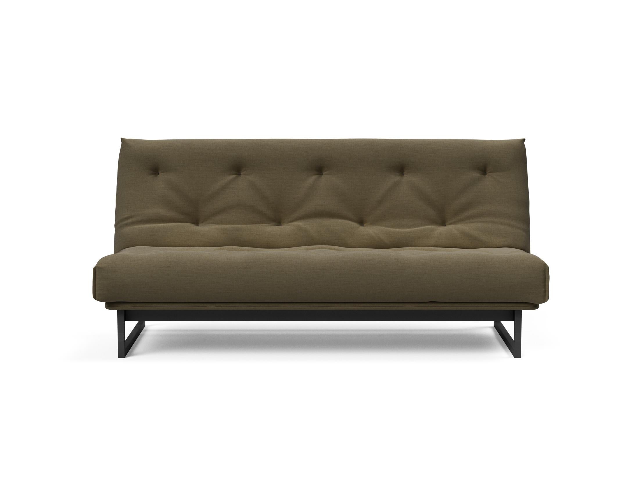 Fraction 140 Bettsofa Nordic: Elegantes Design mit Soft Spring Bezug. Perfekt für gemütliche Abende und als praktische Schlafgelegenheit.
